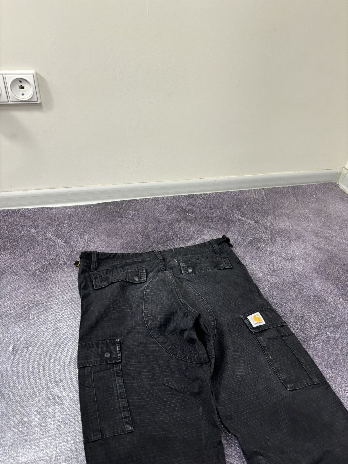 Carhartt Vintage Carhartt WIP Black USA Hype Cargo Aviation Pants Size US 29 - 6 Thumbnail