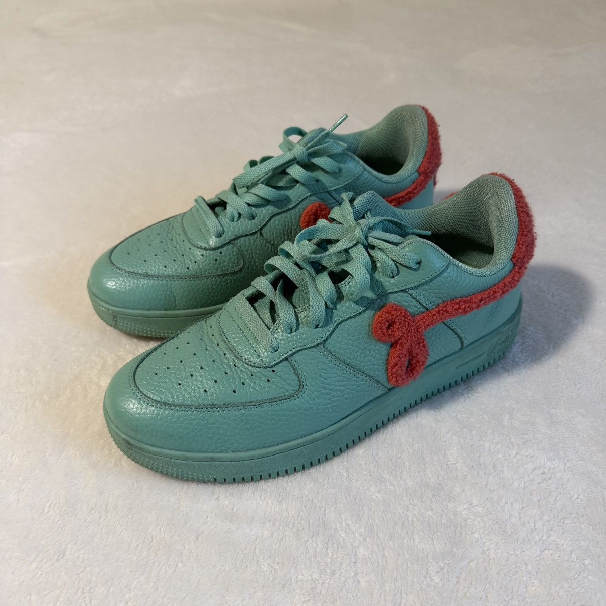 John Geiger John Geiger GF-01 Teal Peach Chenille sneaker Size US 10 / EU 43 - 1 Thumbnail