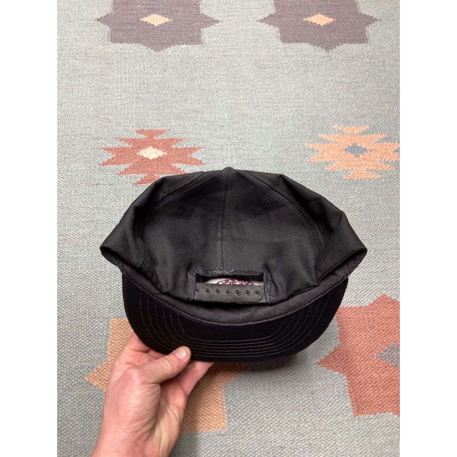 NASCAR VINTAGE SnapBack Hat Cap Harris Semiconductor Race Nascar USA Made Men Adjustable Black USA Snapback Men Size ONE SIZE - 4 Thumbnail