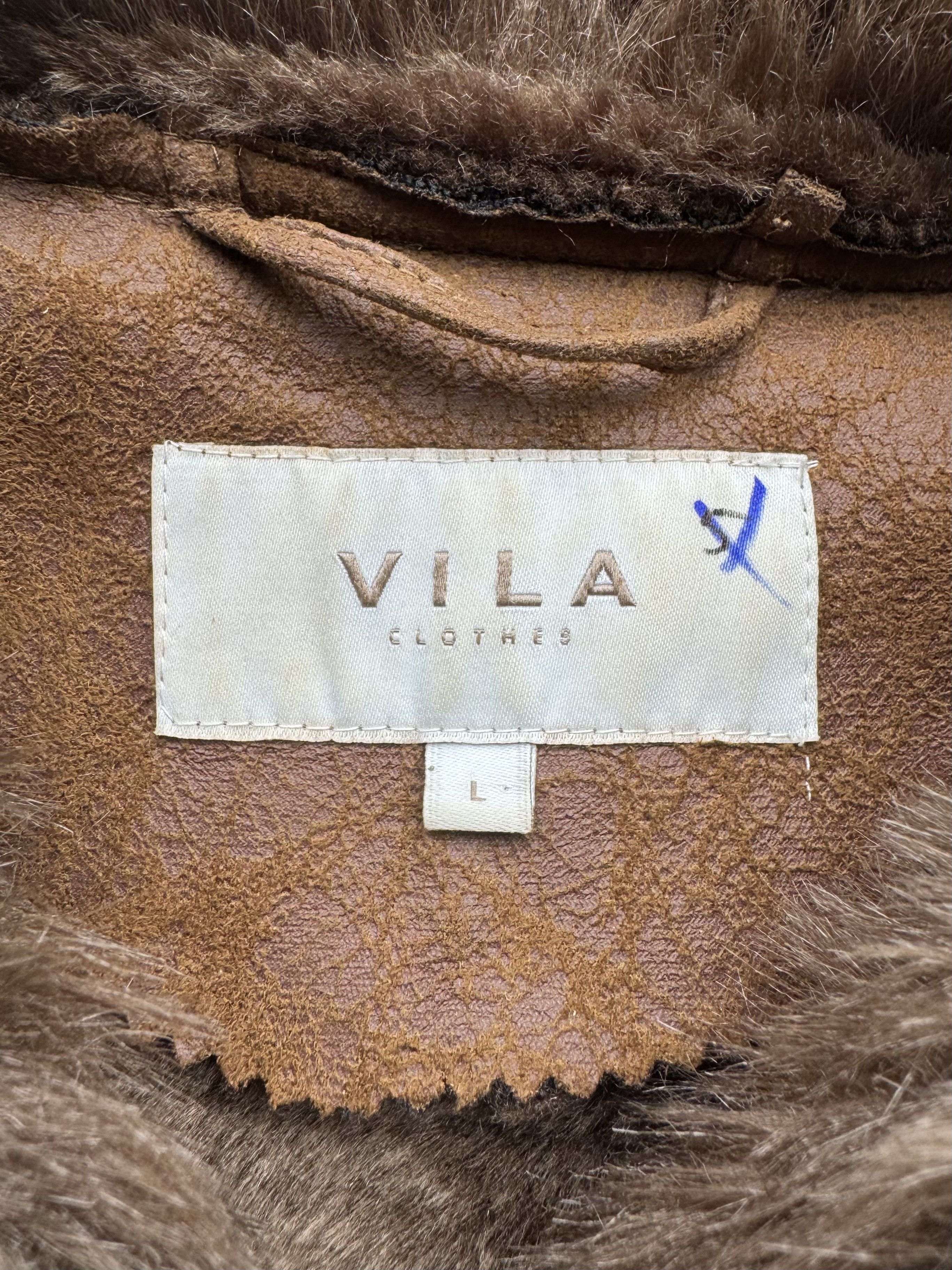 Japanese Brand Vintage Faux Sheepskin Coat (D10)(D15) Size L / US 10 / IT 46 - 5 Thumbnail