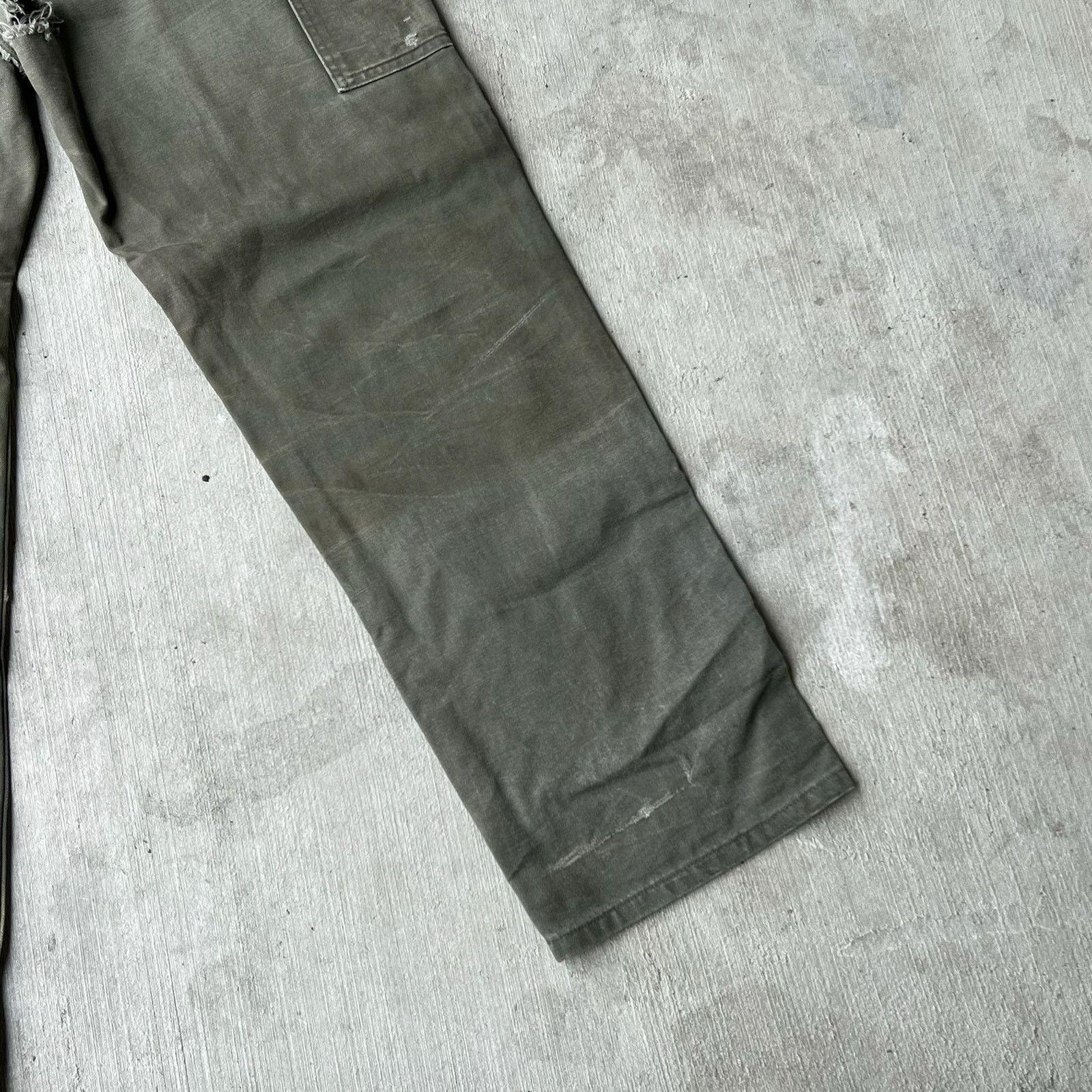 Carhartt × Vintage Carhartt MOS green double knee work wear carpenter pants Size US 33 - 10 Thumbnail