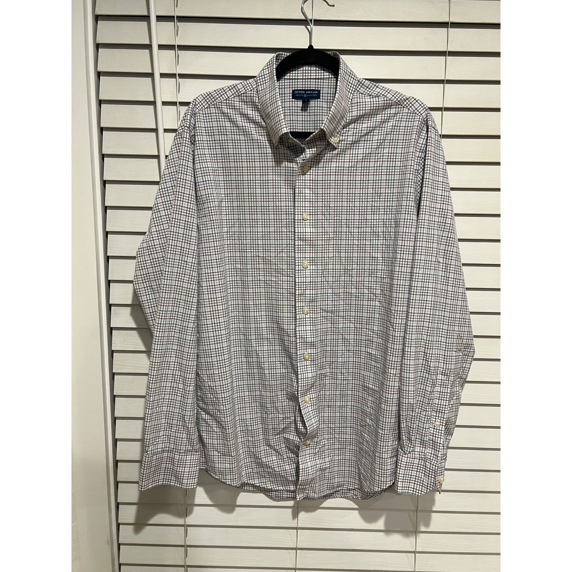 Peter Millar Peter Millar Crown Crafted Long Sleeve Button Up Shirt - Siz Size US L / EU 52-54 / 3 - 1 Thumbnail