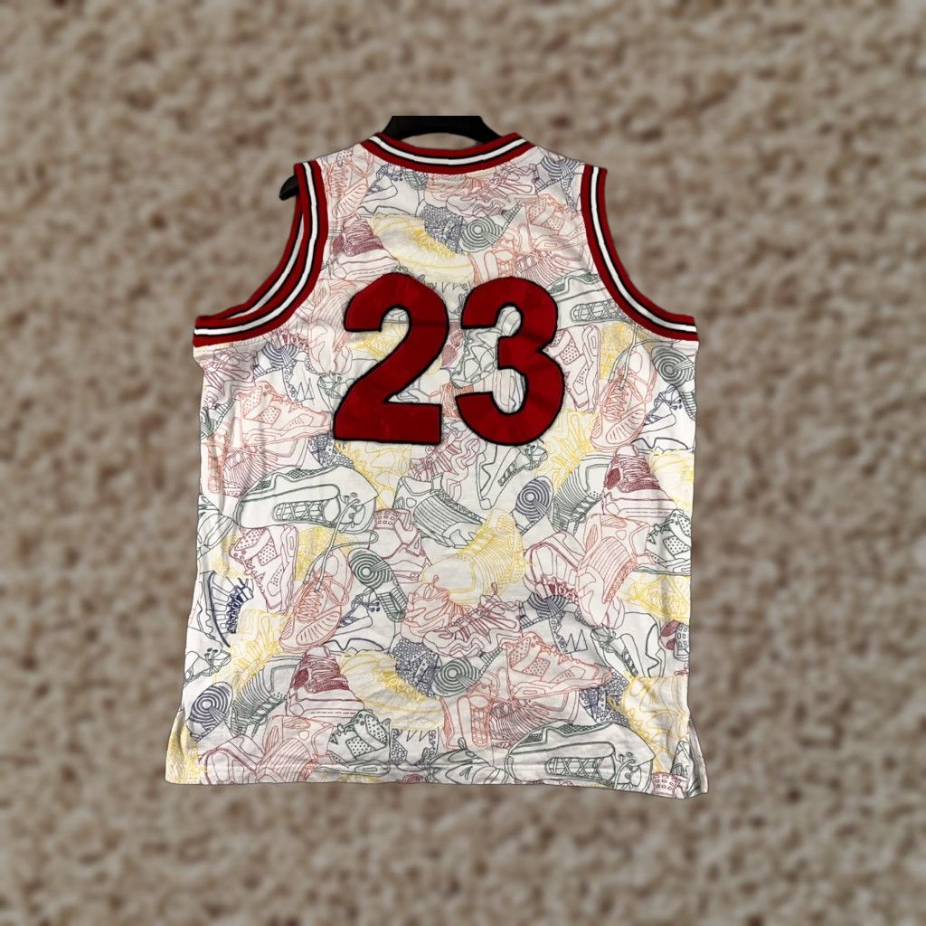 Billabong VINTAGE SMX Jersey Adult XL White #23 Jordan Shoes Sneaker Collector Dunk Shirt Men California Hawaiian 90s Mens Size US XL / EU 56 / 4 - 1 Thumbnail