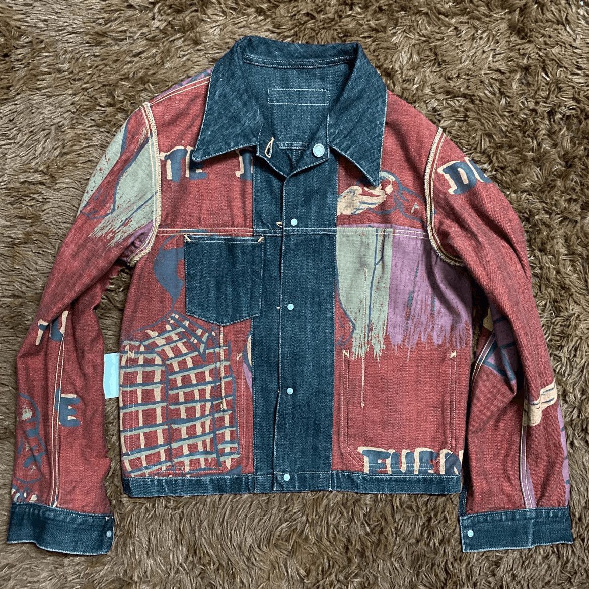 Comme des Garcons Homme Plus Comme Des Garcons Homme 03SS Cube Archive Denim Jacket-2508 Size US M / EU 48-50 / 2 - 2 Thumbnail