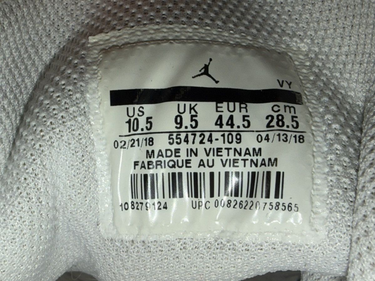 Nike Nike Air Jordan 1 Mids All-White Size US 10.5 / EU 43-44 - 6 Thumbnail