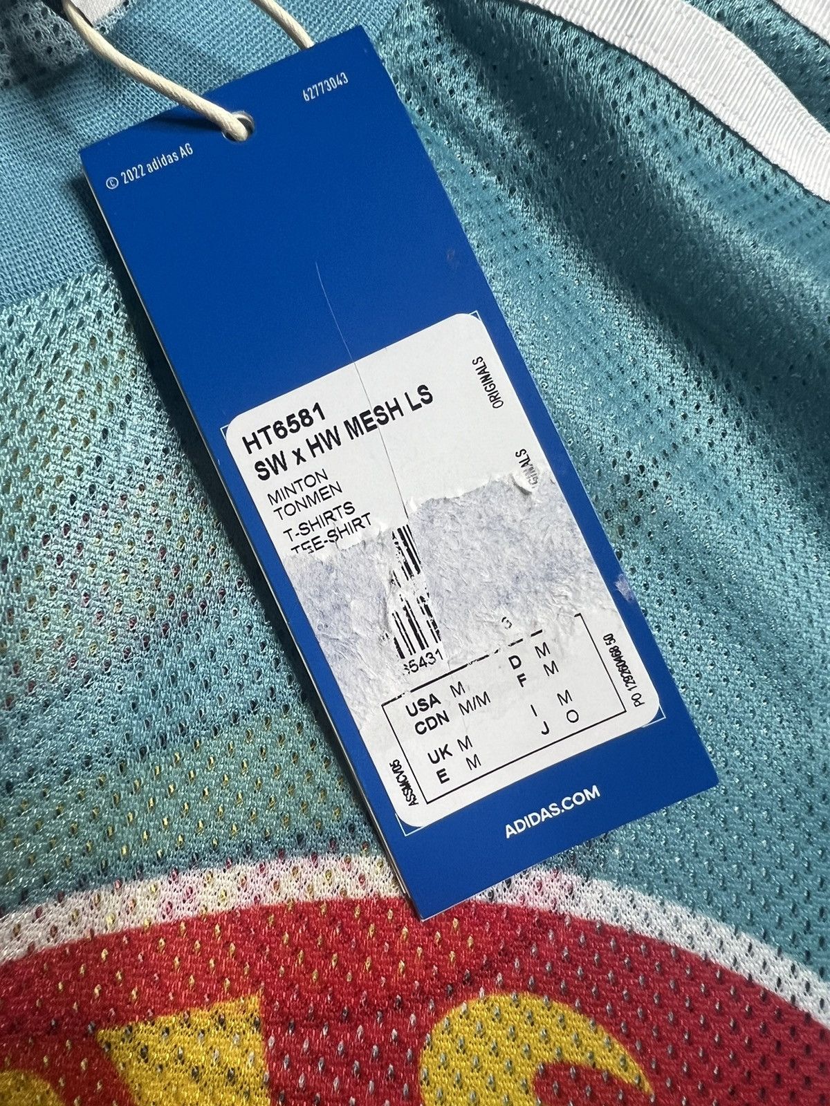Adidas New Adidas Sean Wotherspoon X Hot Wheels Long Sleeve Mwsh Size US M / EU 48-50 / 2 - 8 Thumbnail