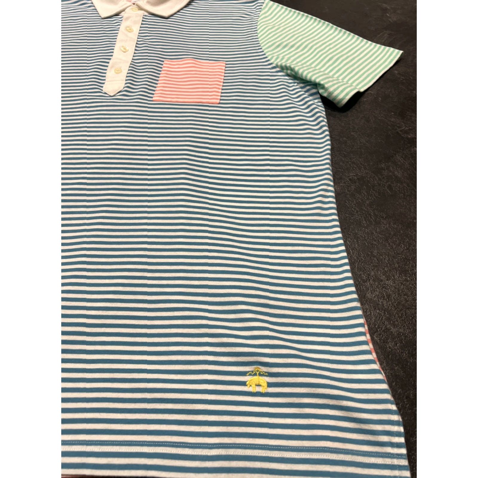 Brooks Brothers Brooks Brothers 1818 XXL 2XL Multicolor Striped Polo Shirt Men Size US XXL / EU 58 / 5 - 2 Thumbnail