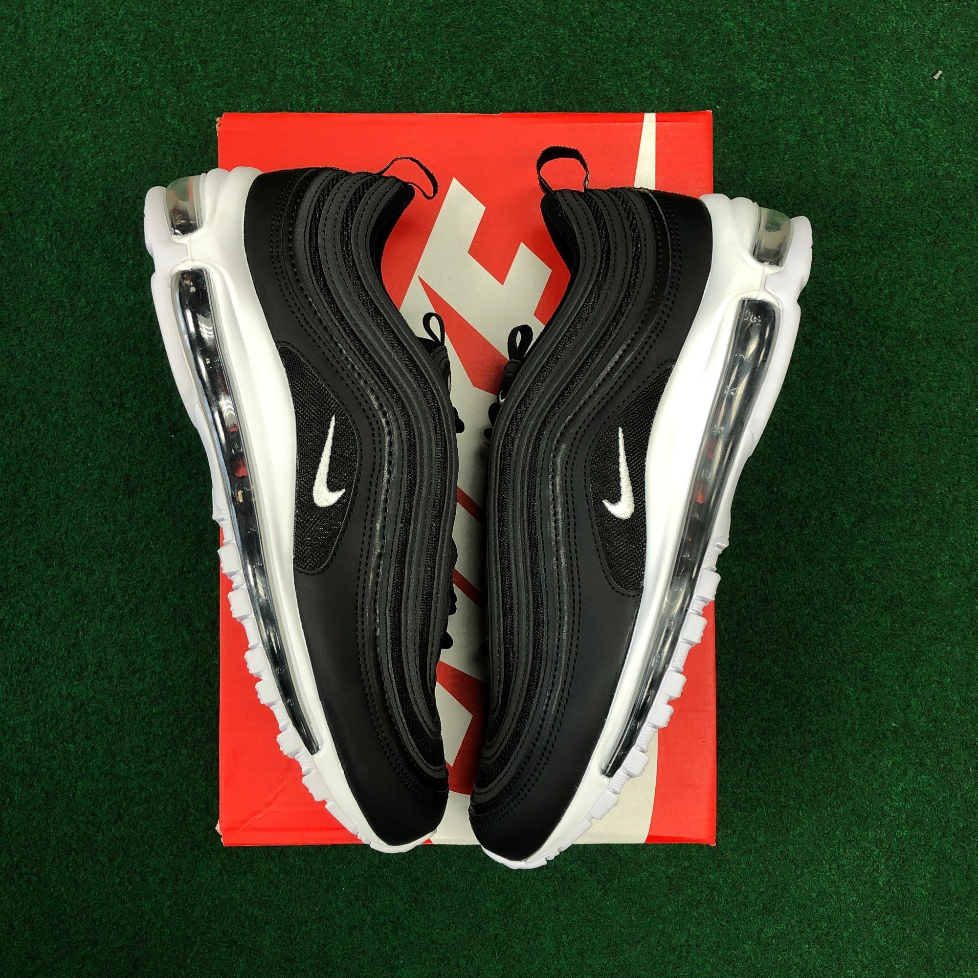 Nike Pre-Owned Nike Air Max 97 Black White - Size 10 Size US 10 / EU 43 - 1 Thumbnail