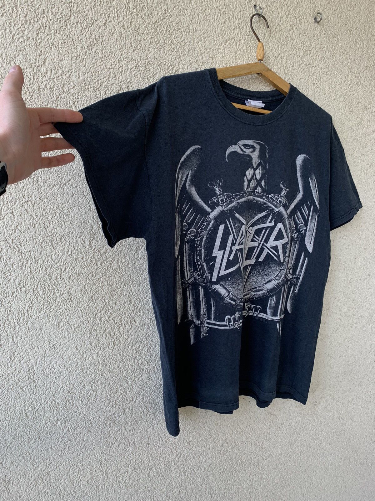 Band Tees 2011 Slayer Big Band Logo Graphic T-Shirt Size US XL / EU 56 / 4 - 3 Thumbnail