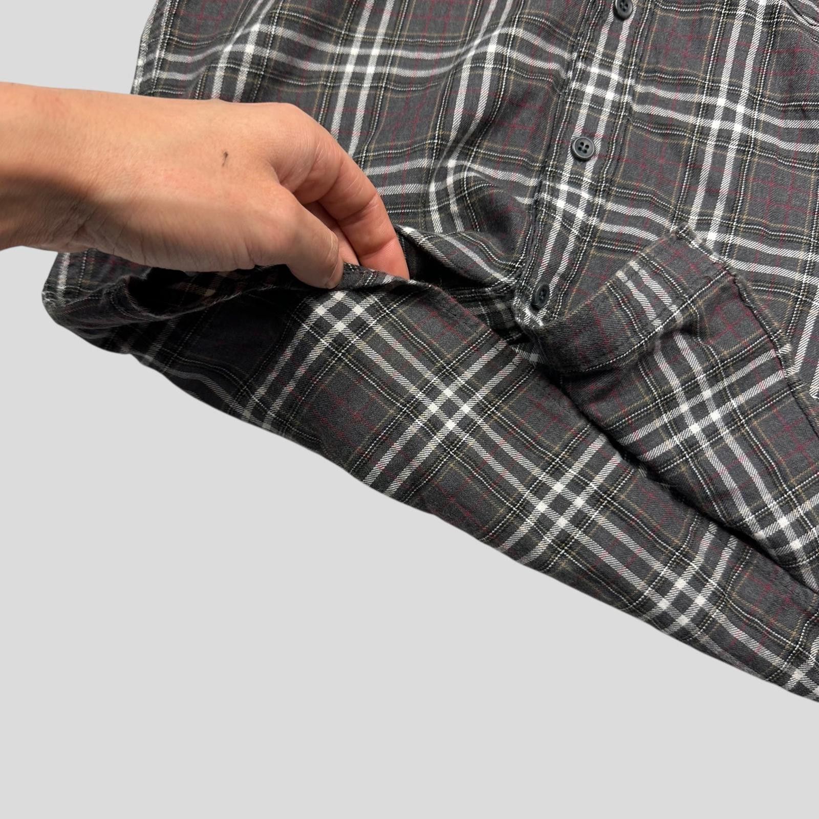Issey Miyake Final Home AW08 Grey Nova Check Pocket Logo Shirt - S Size US S / EU 44-46 / 1 - 7 Thumbnail