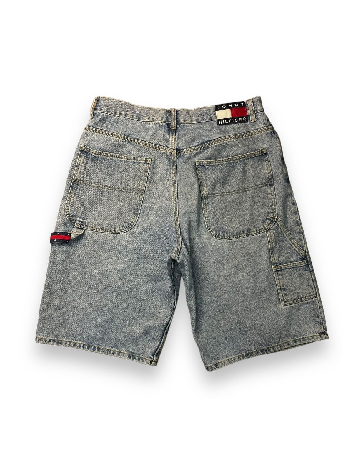 JNCO Vintage Tommy Hilfiger Carpenter Jorts Size US 34 / EU 50 - 1 Thumbnail