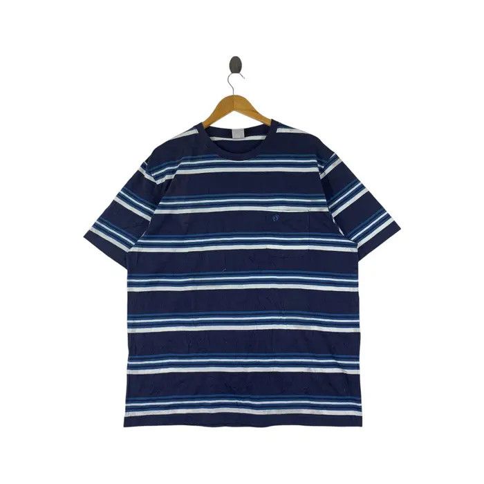 Vintage HANG TEN HAWAII Surf Striped Pocket Tee Shirt