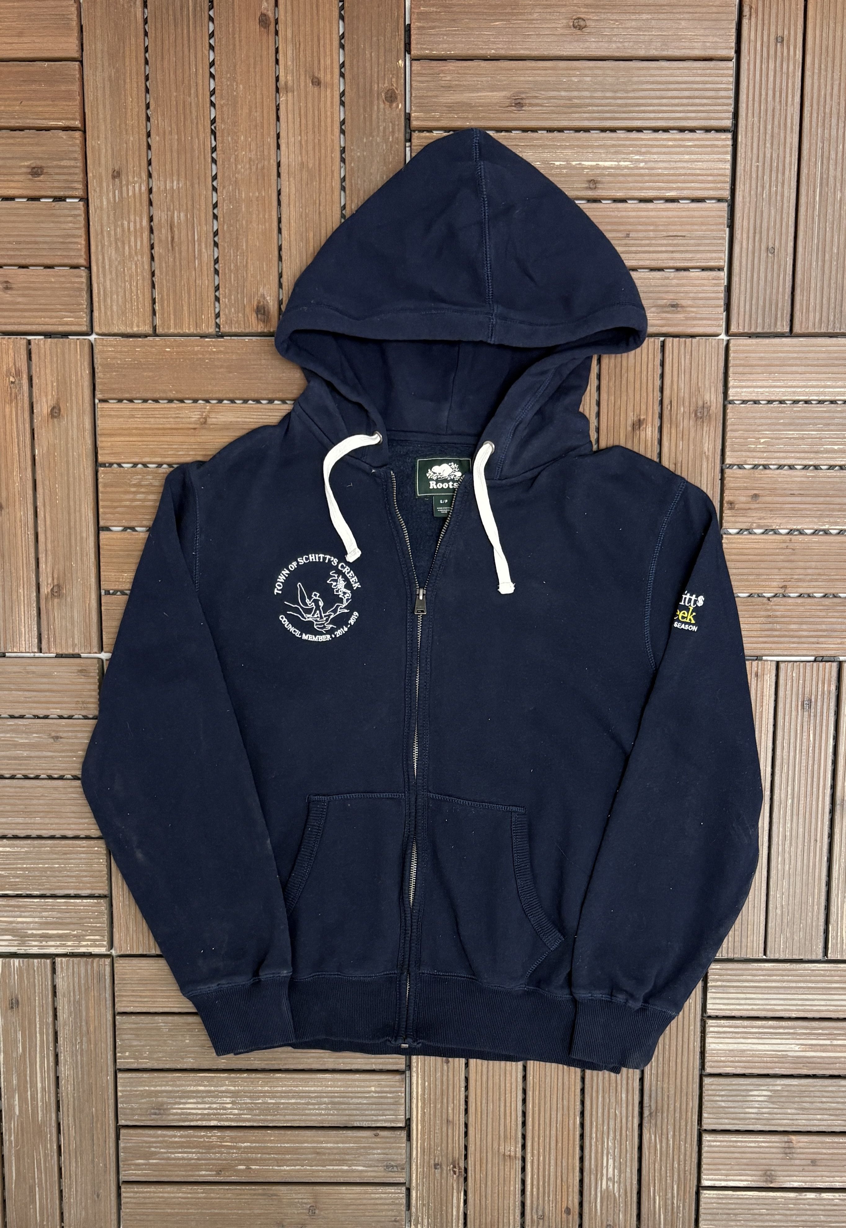 Roots Schitt's Creek Council Member Embroidered Vintage Hoodie Size US S / EU 44-46 / 1 - 1 Thumbnail