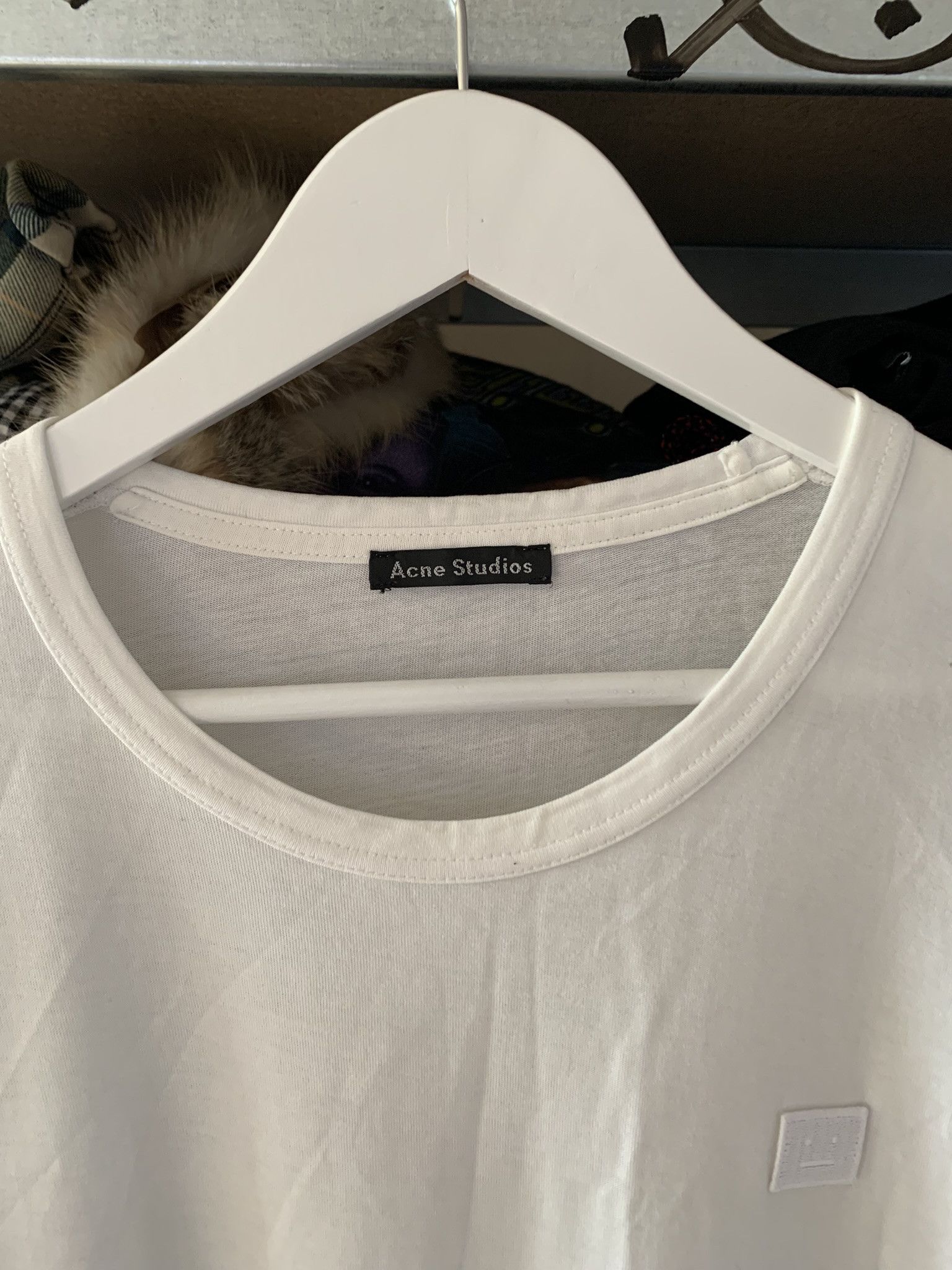 Acne Studios Acne Studios Patch Face White T Shirt Tee Mens L Size US L / EU 52-54 / 3 - 5 Thumbnail