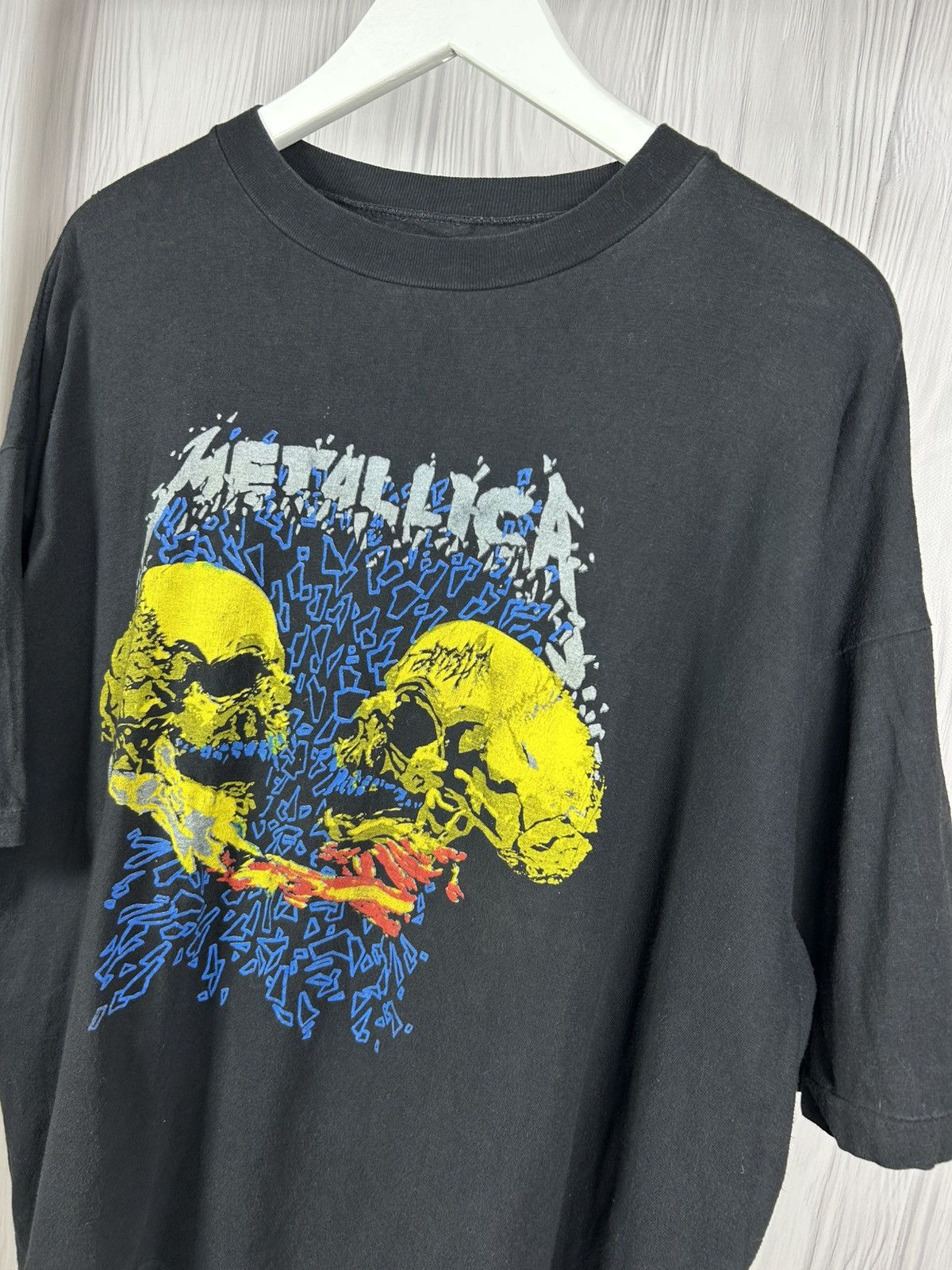 Band Tees Rare Vintage 90s Metallica Sad But True Band T-Shirt Boxy Size US XL / EU 56 / 4 - 3 Thumbnail