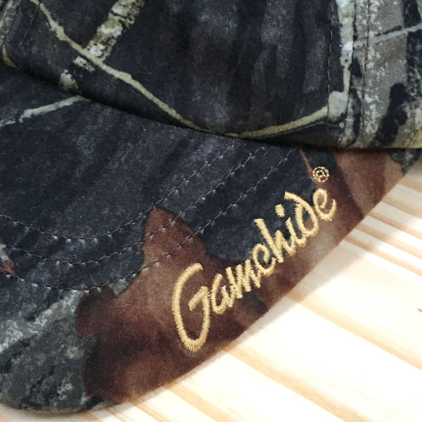Vintage Gamehide Baseball Cap Sportsmans Outfitters Unisex Green Camo OS Embroidered Size ONE SIZE - 4 Thumbnail