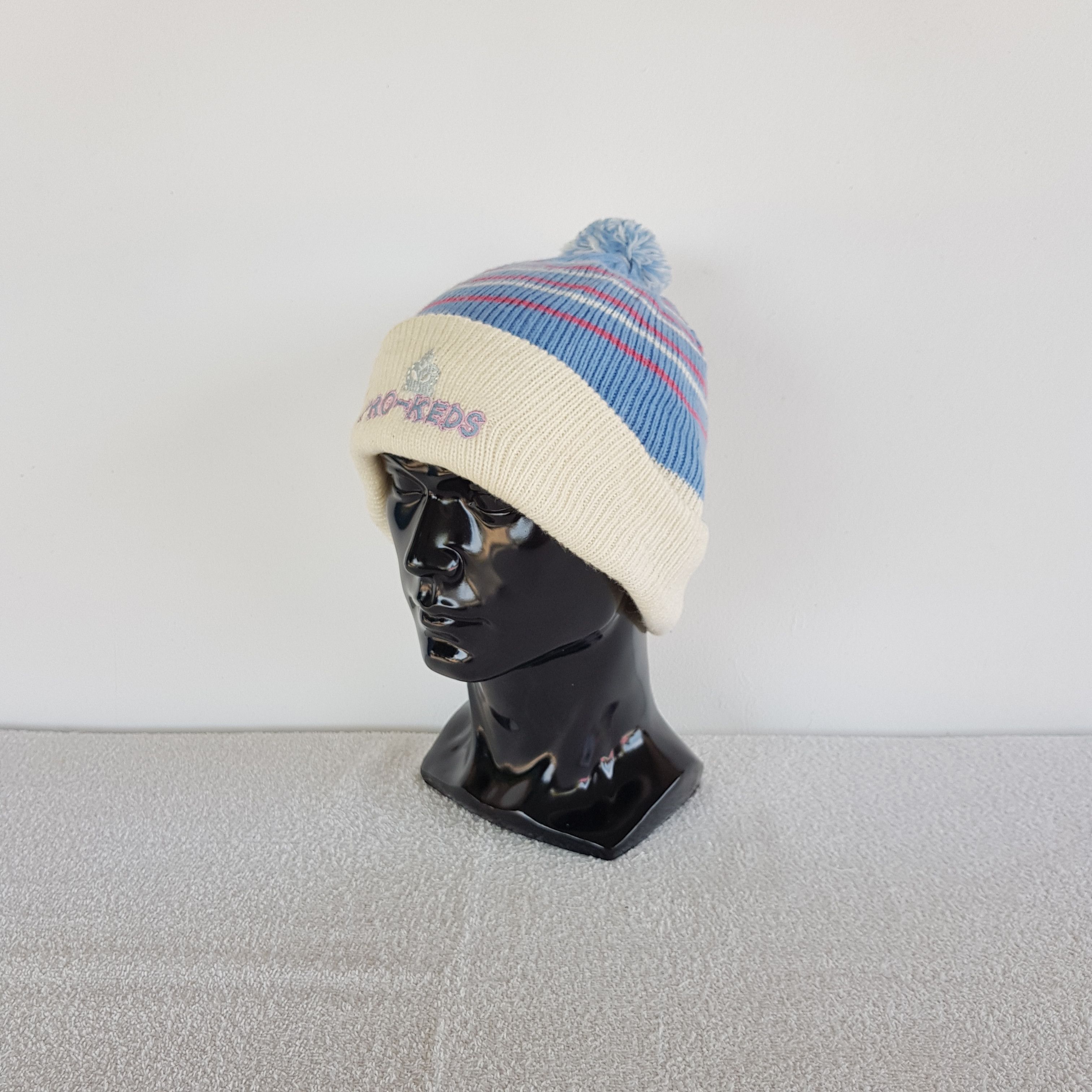 Pro-Keds Vintage Pro Keds Beanie Y2K Japan Knit Snow Caps Hats Size ONE SIZE - 1 Thumbnail