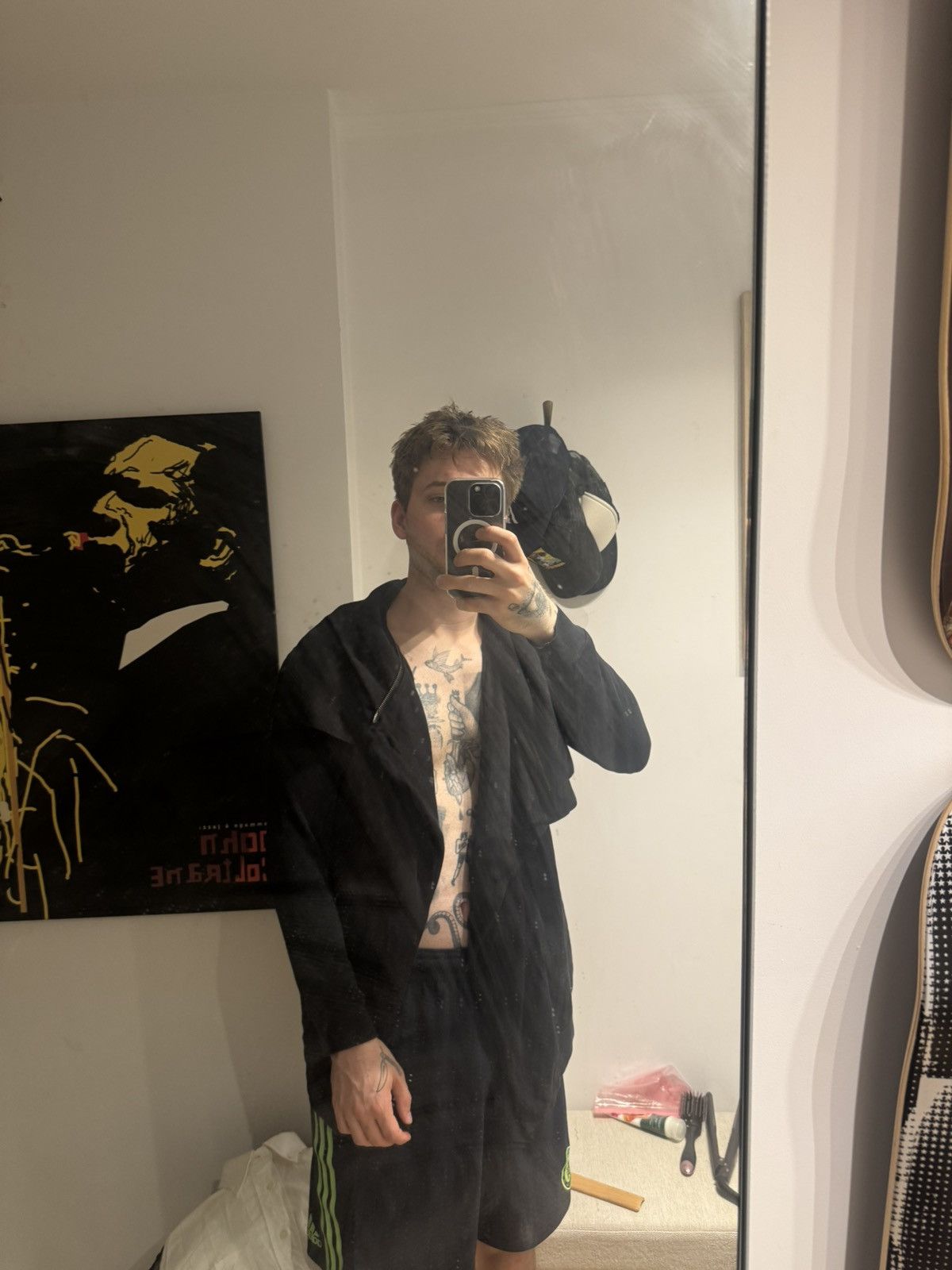 Allsaints Avant Garde Zip Hoodie Allsaints Rick Owens Style Zips Rare Size US M / EU 48-50 / 2 - 7 Thumbnail