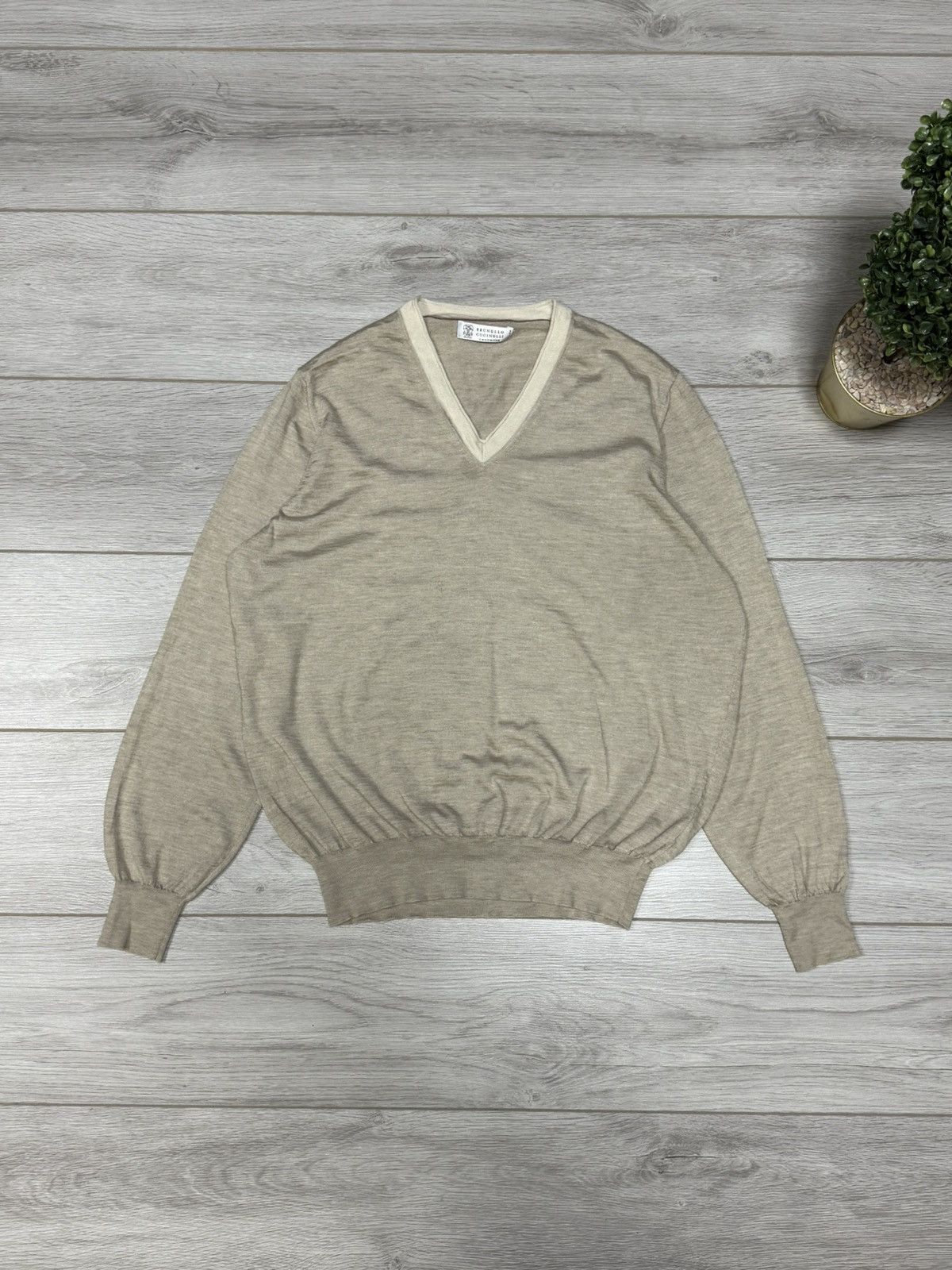 Brunello Cucinelli Brunello Cucinelli cashmere silk sweater jumper Size US L / EU 52-54 / 3 - 1 Thumbnail