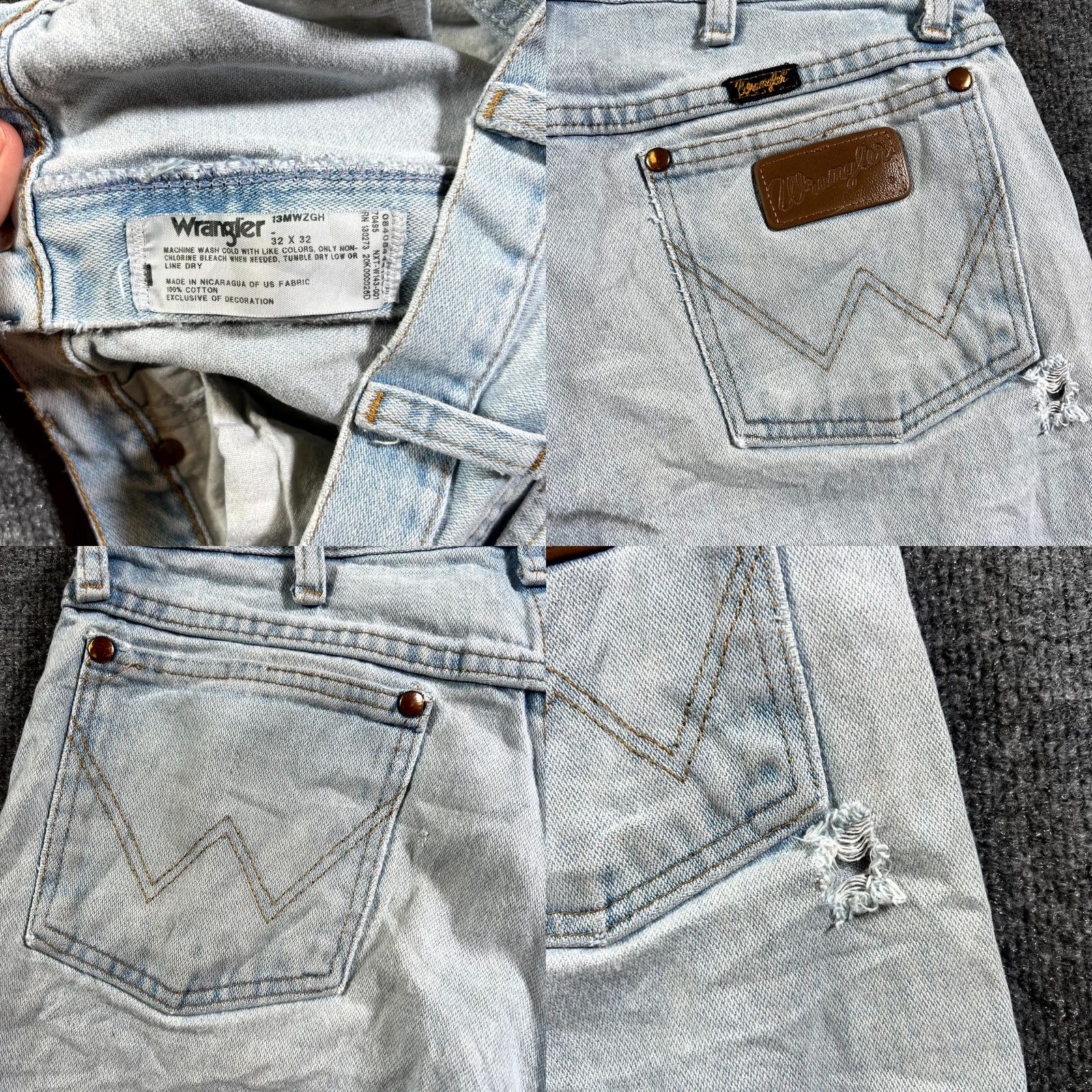 Wrangler Wrangler Cowboy Cut Jeans Mens 32x32 Blue Denim 5-Pockets Straight Streetwear Size US 32 / EU 48 - 9 Thumbnail