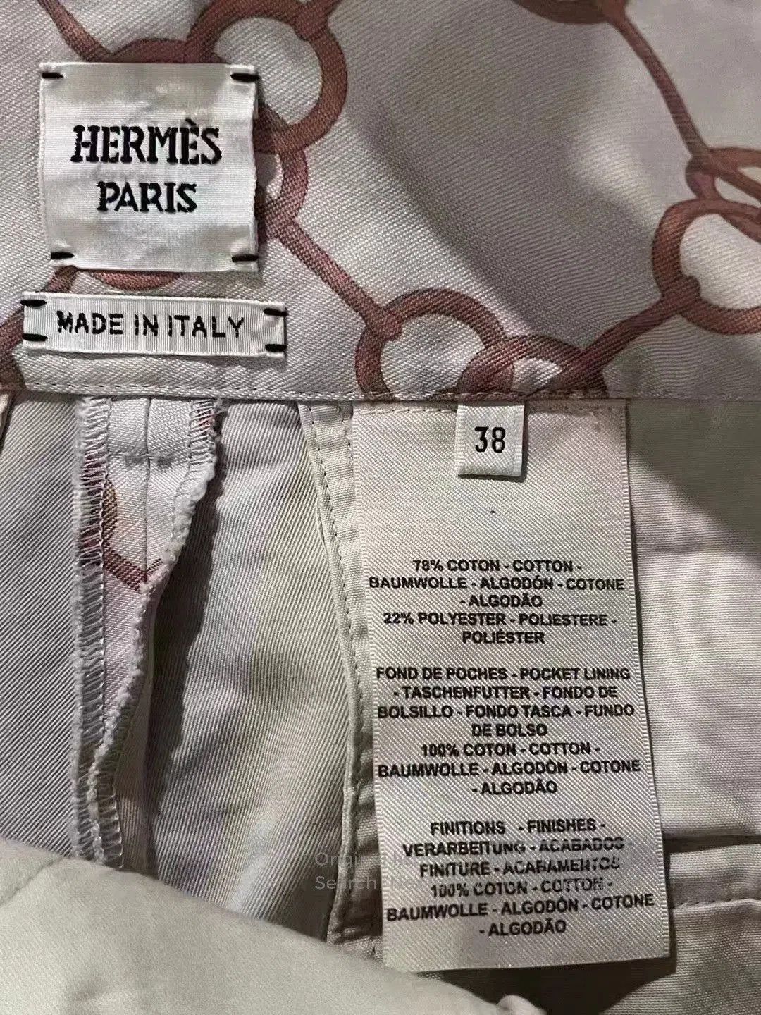Hermes Hermes New Printed Shorts Size 38. Size US 38 / EU 54 - 4 Thumbnail
