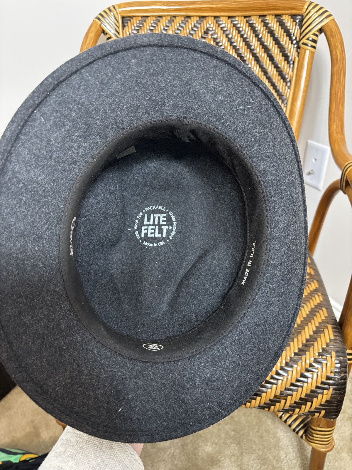 Orvis Orvis Lite Felt Hat Fedora Western Size ONE SIZE - 5 Thumbnail