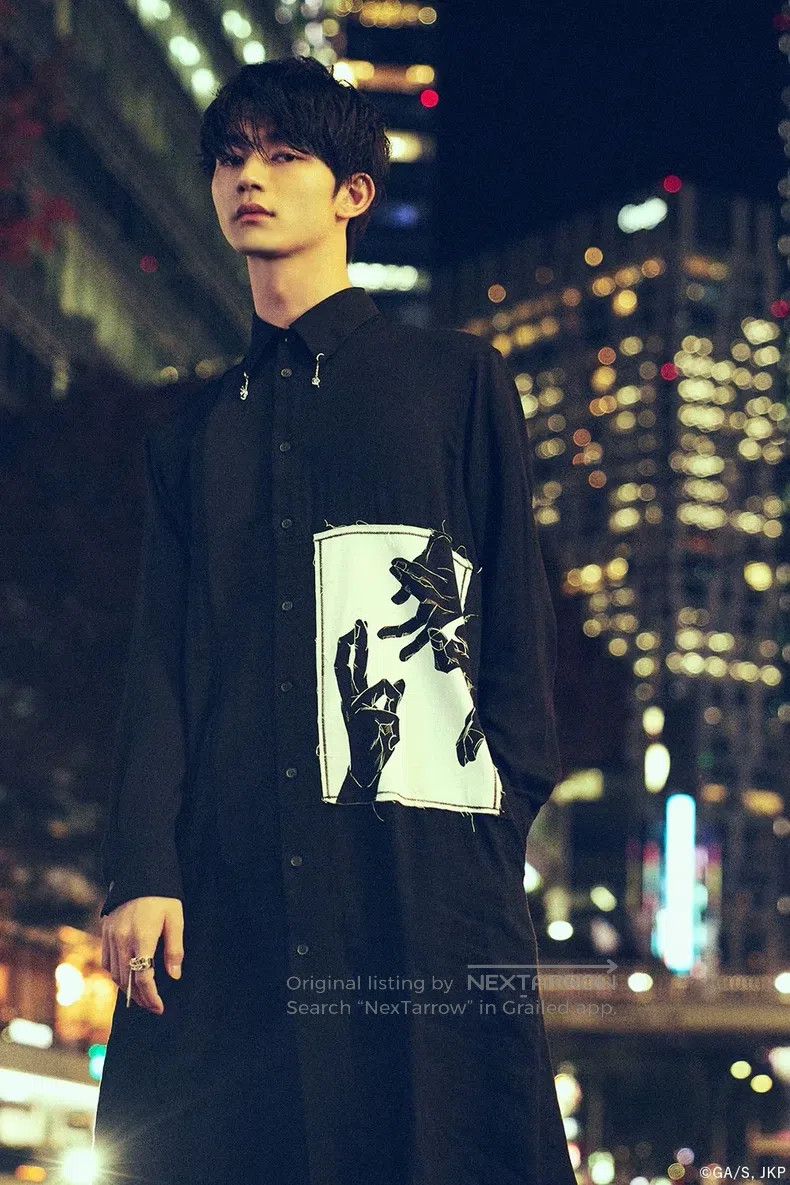 Yohji Yamamoto YOHJI YAMAMOTO Jujutsu Kaisen Long Shirt Size US L / EU 52-54 / 3 - 6 Thumbnail