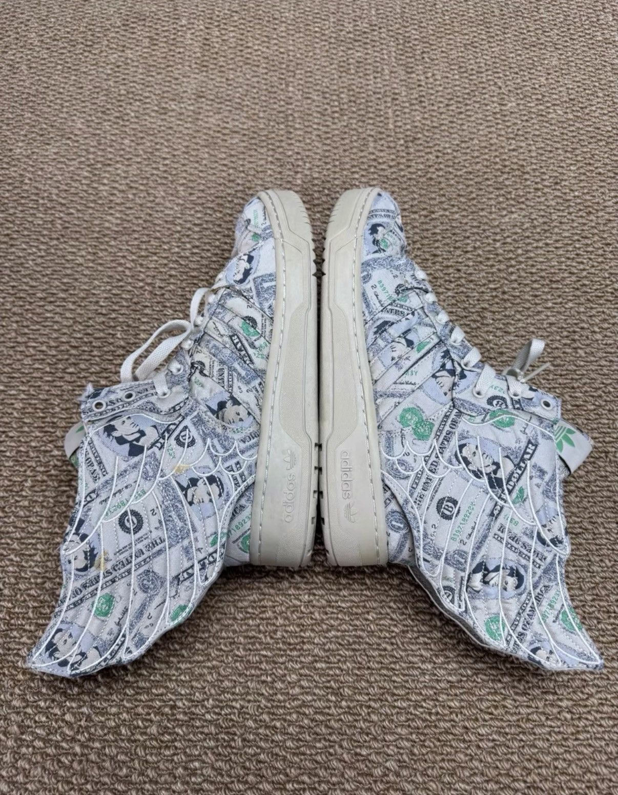Adidas Adidas Jeremy Scott JS Wings 2.0 Dollar G95773 K37 Size US 9.5 / EU 42-43 - 9 Thumbnail
