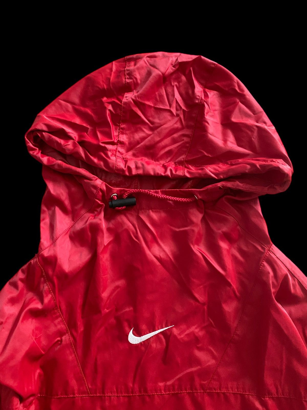 Nike NIKE Vintage logo Red colour oversized hoodie light jacket Size US L / EU 52-54 / 3 - 6 Thumbnail