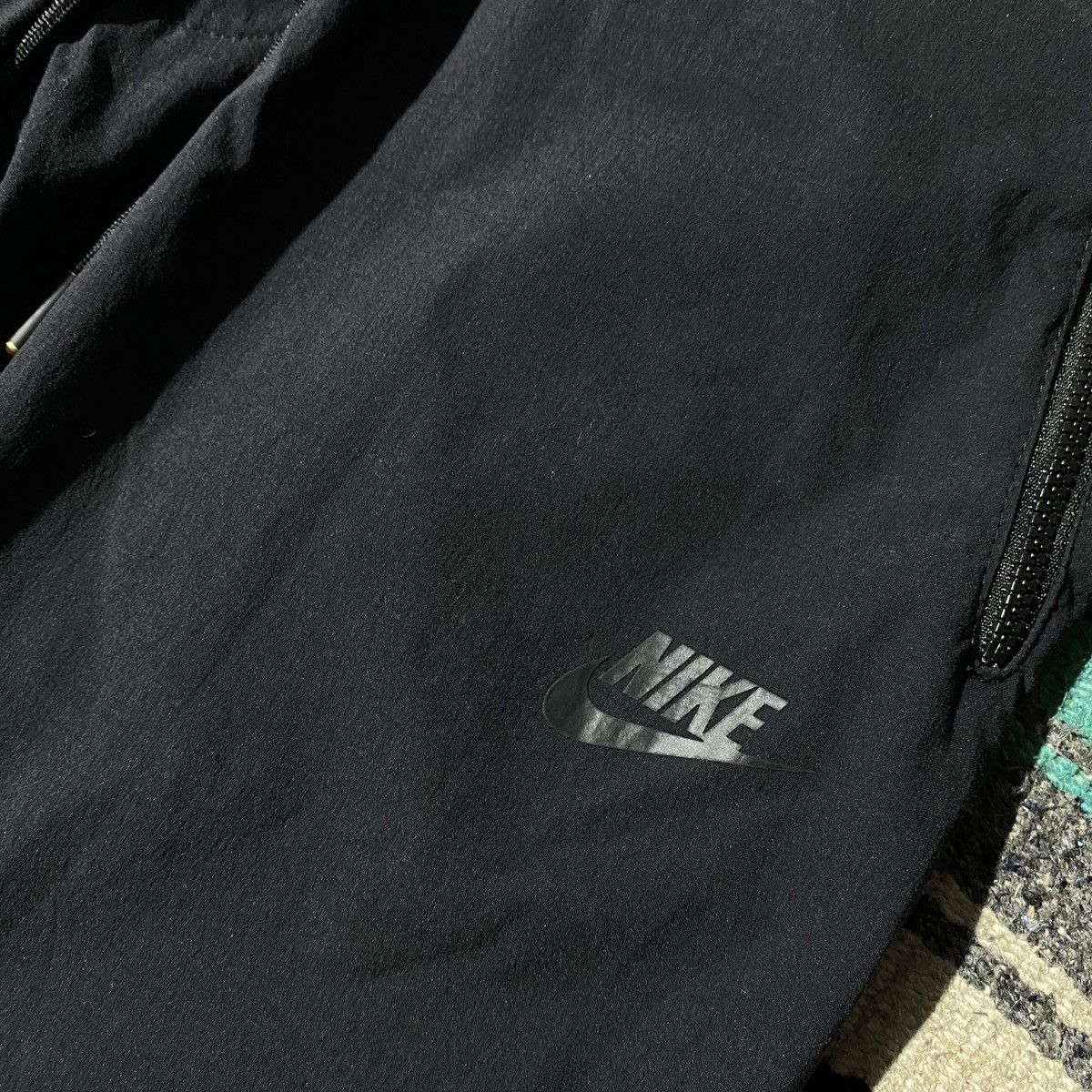 Nike × Vintage Nike Nylon Black Tech Pants Size US 30 / EU 46 - 5 Thumbnail