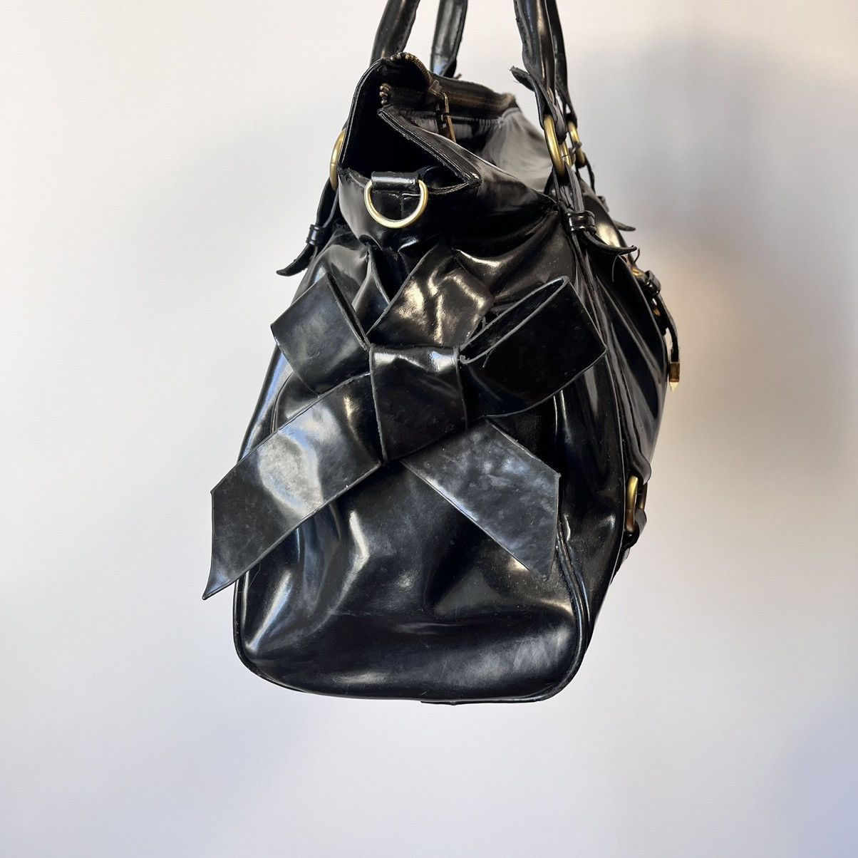 Miu Miu × Vintage Vintage Miu Miu Tote Bag Black Size ONE SIZE - 2 Thumbnail