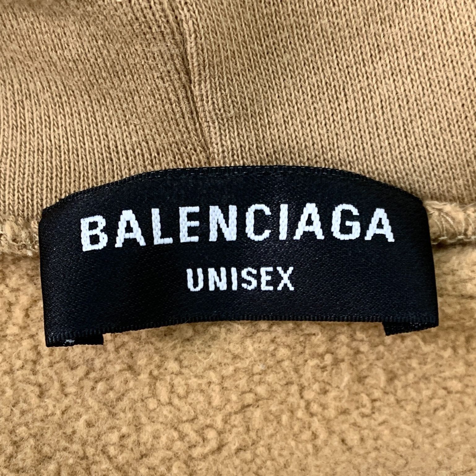 Balenciaga Balenciaga x WFP Brown Hoodie with Drawstring and Letter Pri Size S / US 4 / IT 40 - 2 Thumbnail