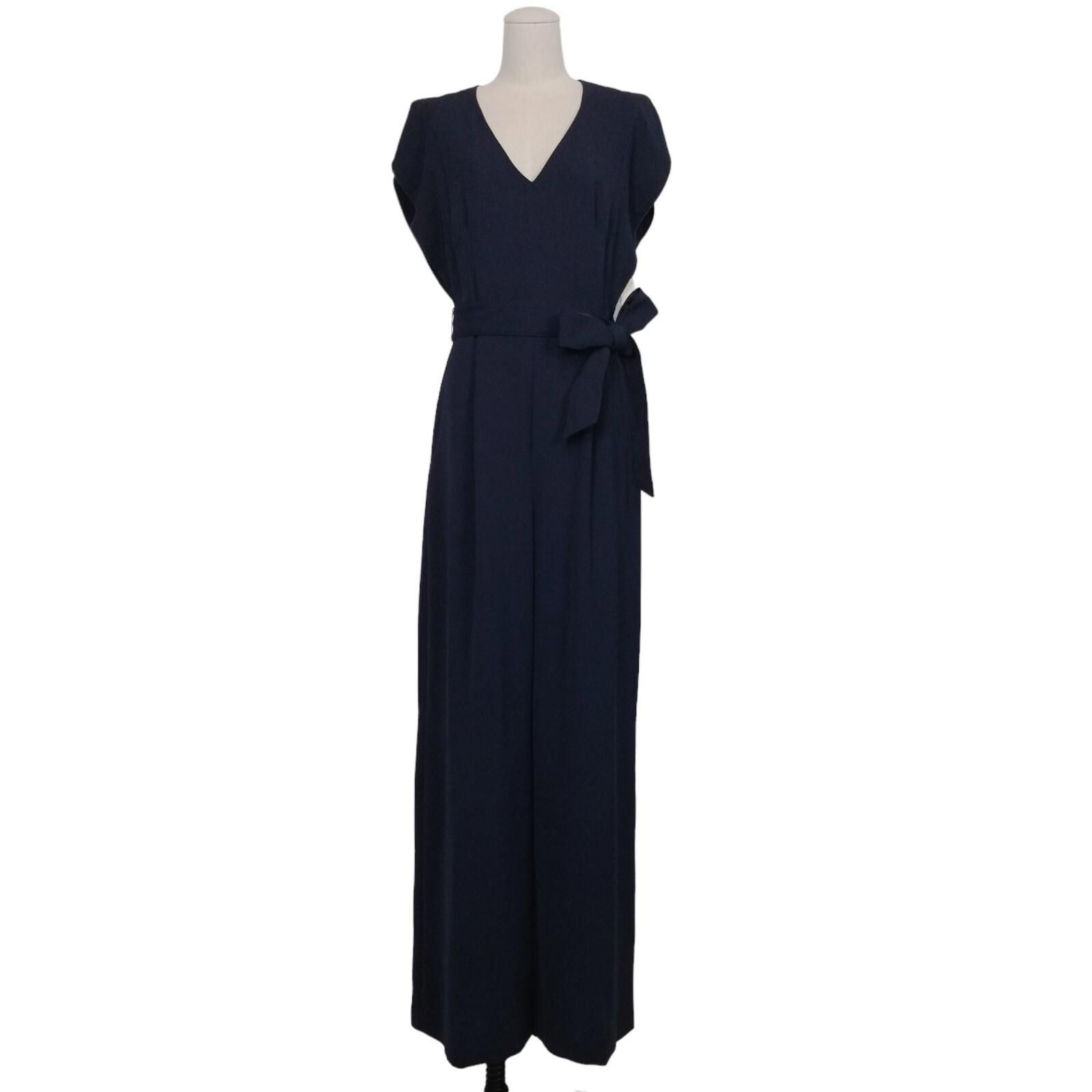 Other NWT Eliza J Flutter Sleeve Crepe Wide Leg Jumpsuit Sz 10 Size 32" / US 10 / IT 46 - 1 Thumbnail