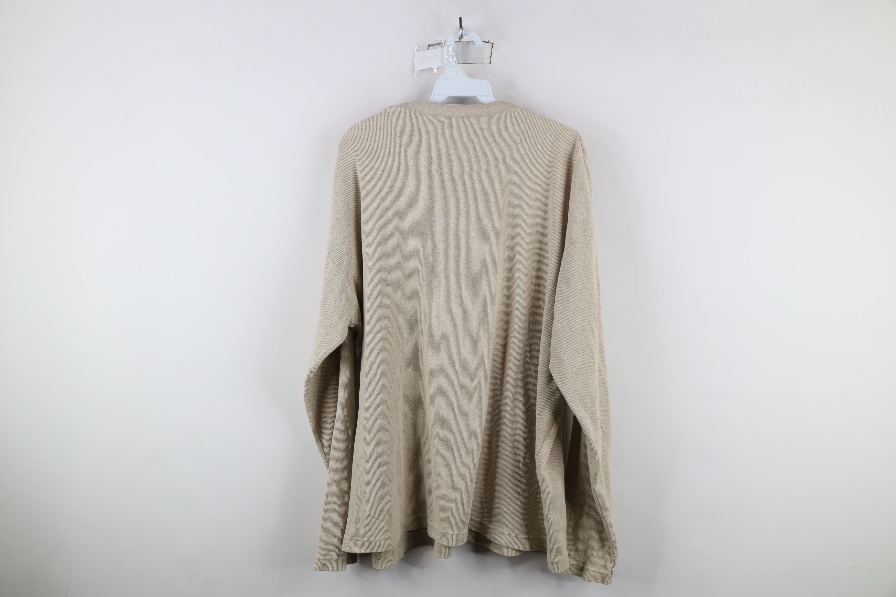 Vintage Vintage 90s Lee Dungarees Knit Long Sleeve Henley T-Shirt Size US L / EU 52-54 / 3 - 9 Thumbnail