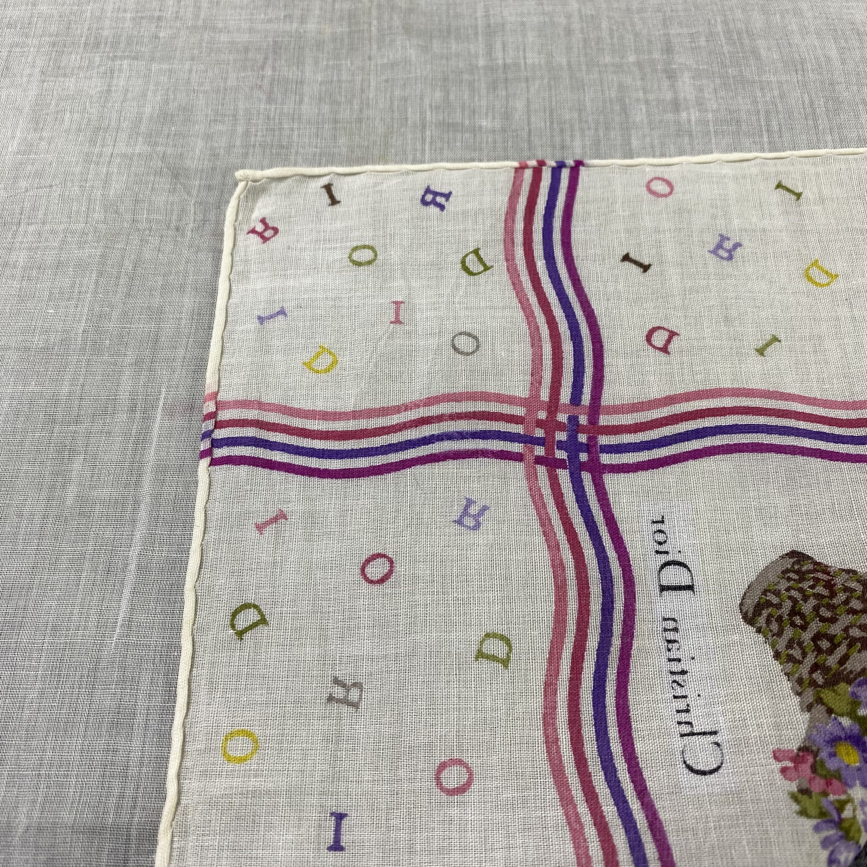 Japanese Brand Christian Dior Handkerchief / Bandana / Neckerchief-B2366 Size ONE SIZE - 6 Thumbnail