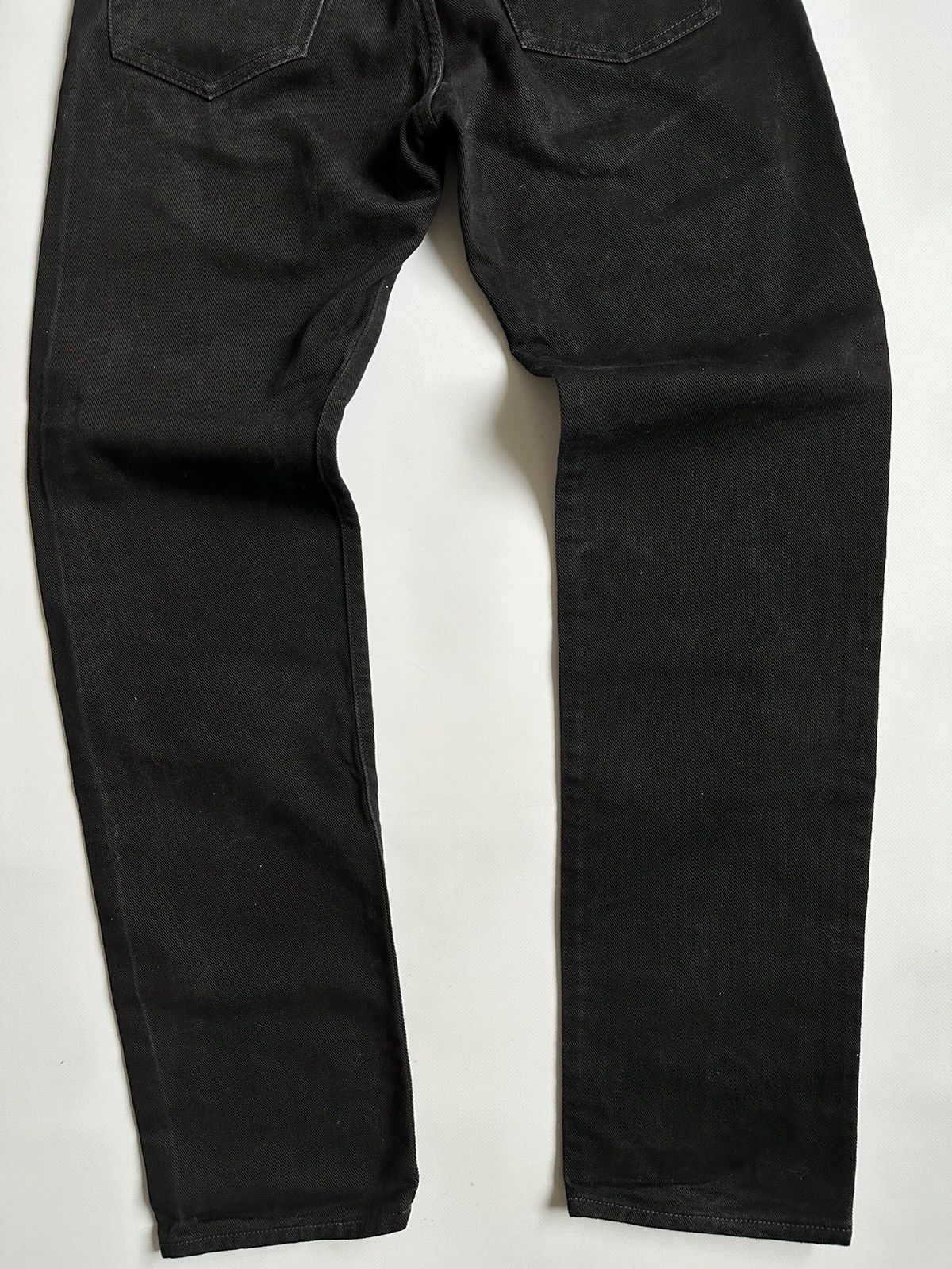 Carhartt Carhartt WIP Pontiac Pants Black Denim Jeans 29x32 Workwear Size US 29 - 5 Thumbnail