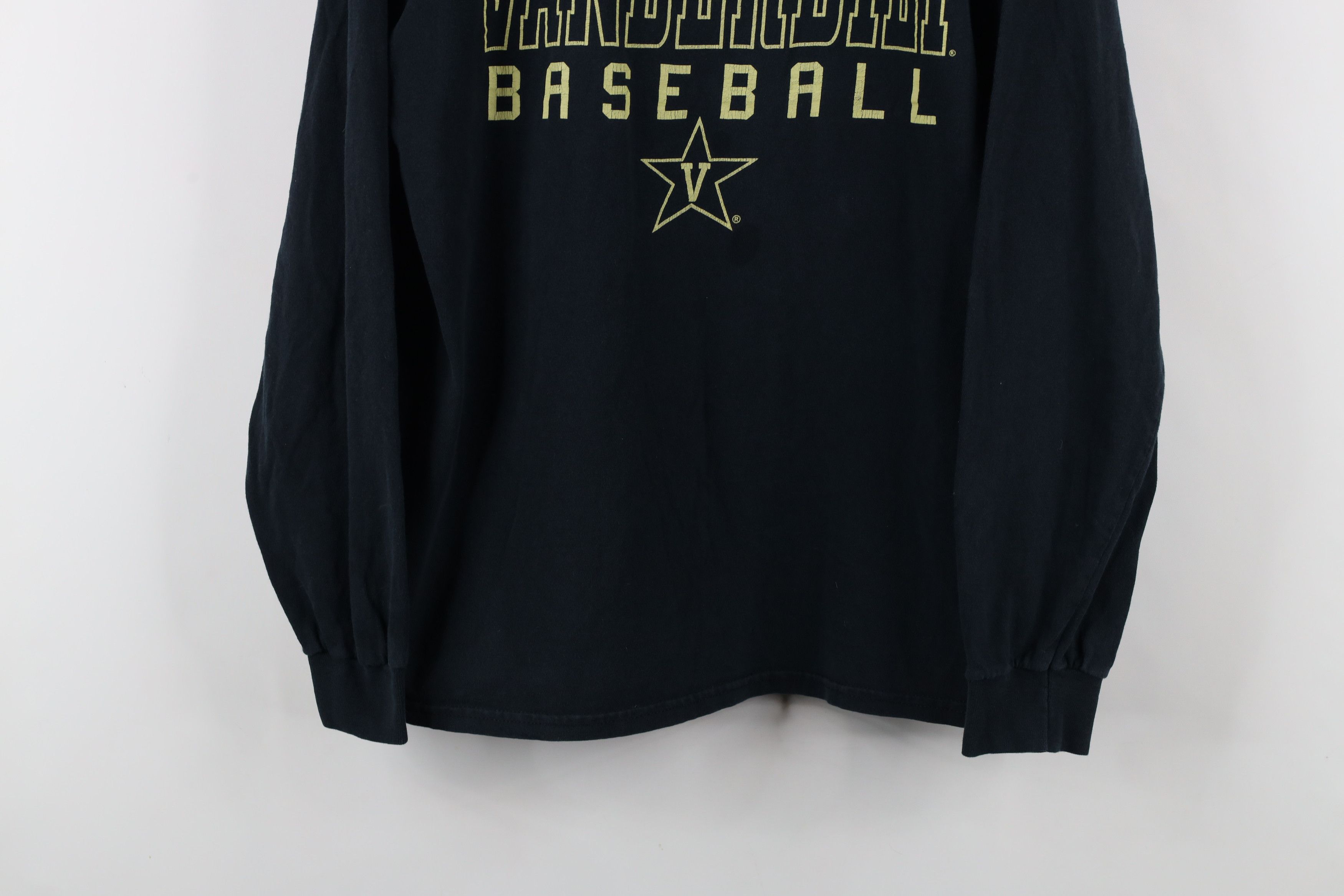 Vintage Vintage Vanderbilt University Baseball Long Sleeve T-Shirt Size US L / EU 52-54 / 3 - 3 Thumbnail