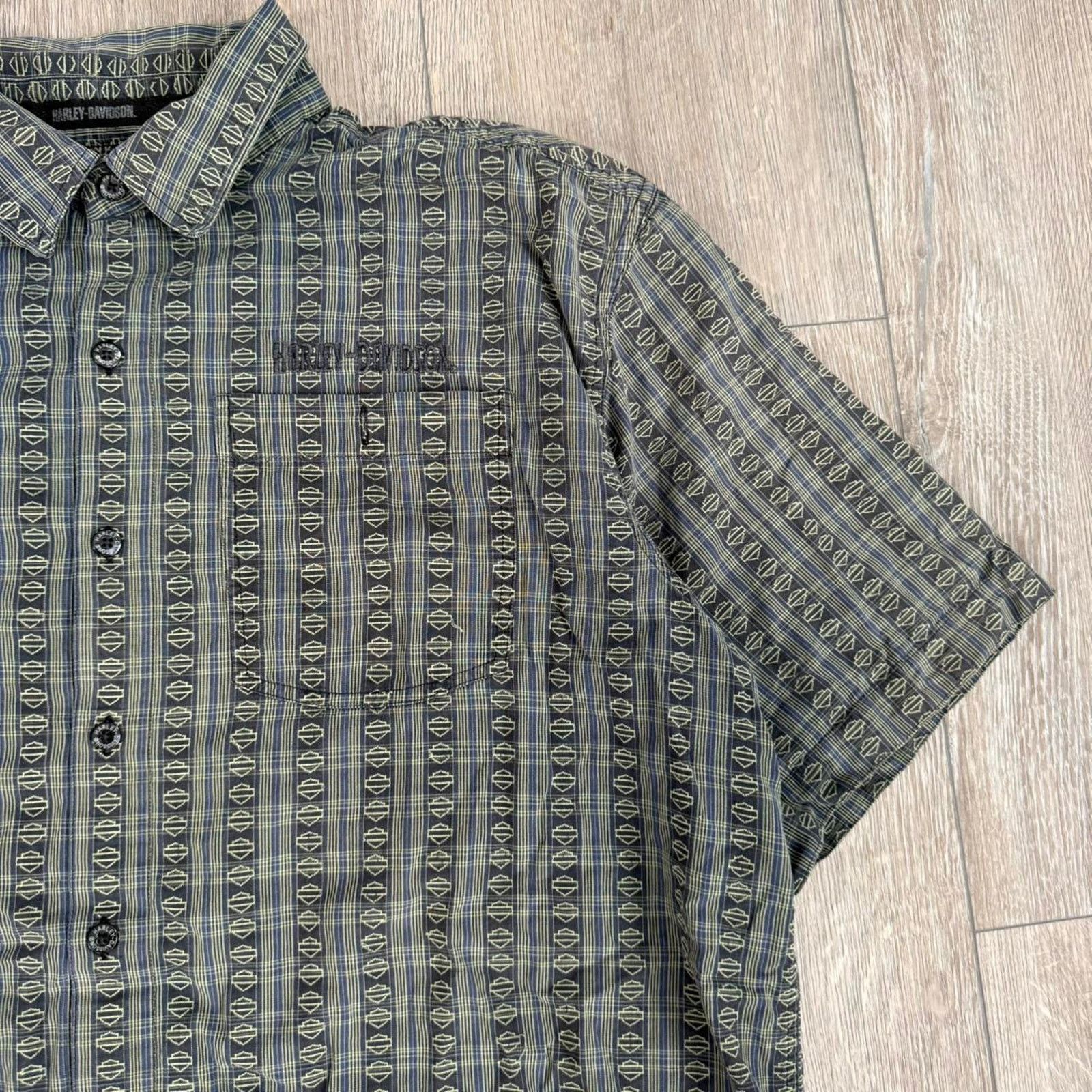 Harley Davidson Vintage y2k harley davidson button down shirt Size US XXL / EU 58 / 5 - 3 Thumbnail