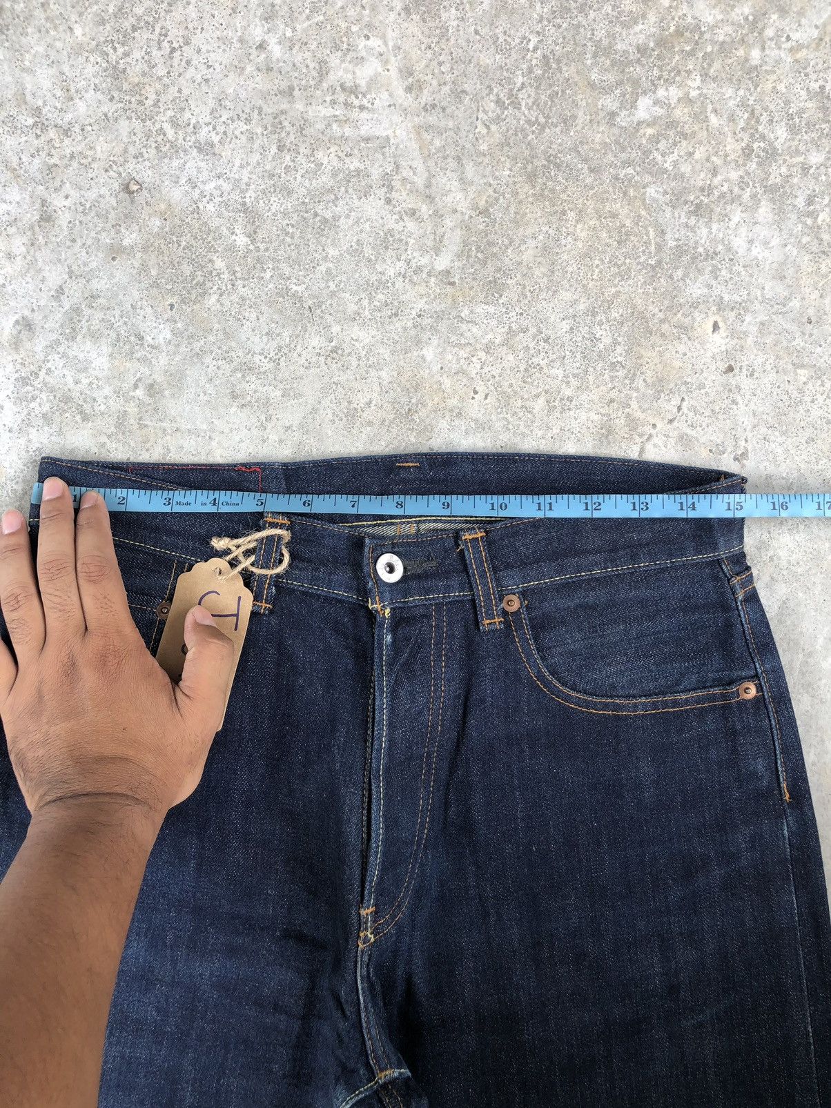 PPFM PPFM Distressed Jeans Selvedge Denim Size US 30 / EU 46 - 19 Thumbnail