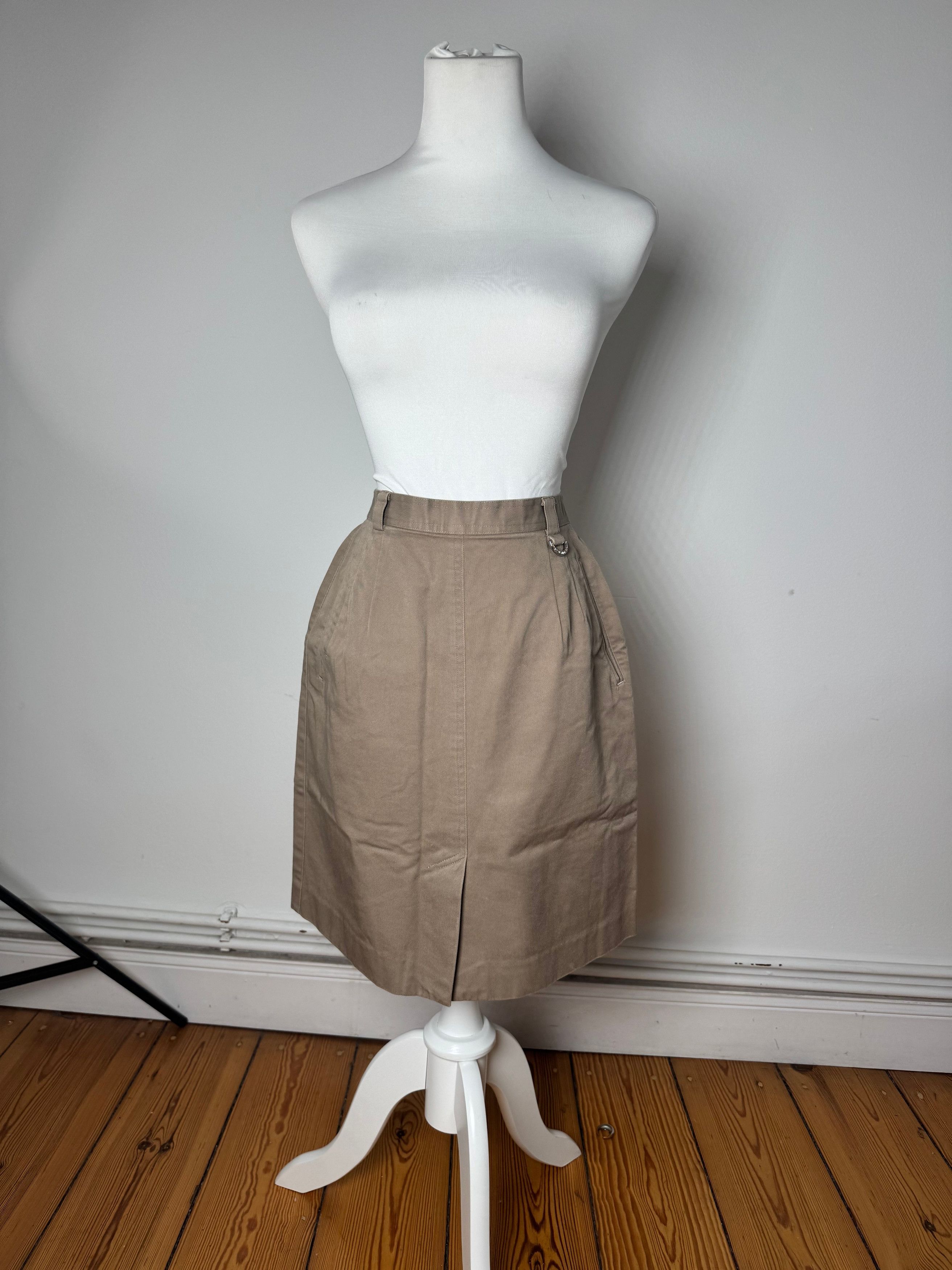 Dior Vintage Wool Golf Skirt Brown M Size 30" / US 8 / IT 44 - 1 Thumbnail