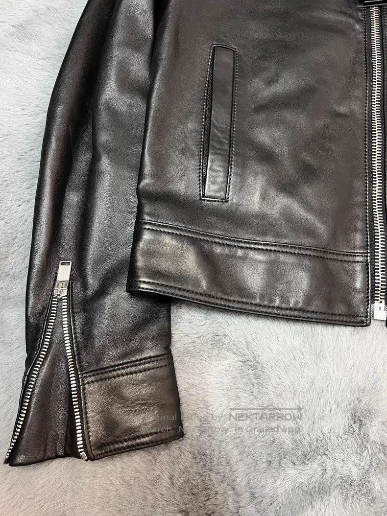 Saint Laurent Paris Saint Laurent Paris Stand Collar Double-Zip Lamb Leather J Size US M / EU 48-50 / 2 - 4 Thumbnail