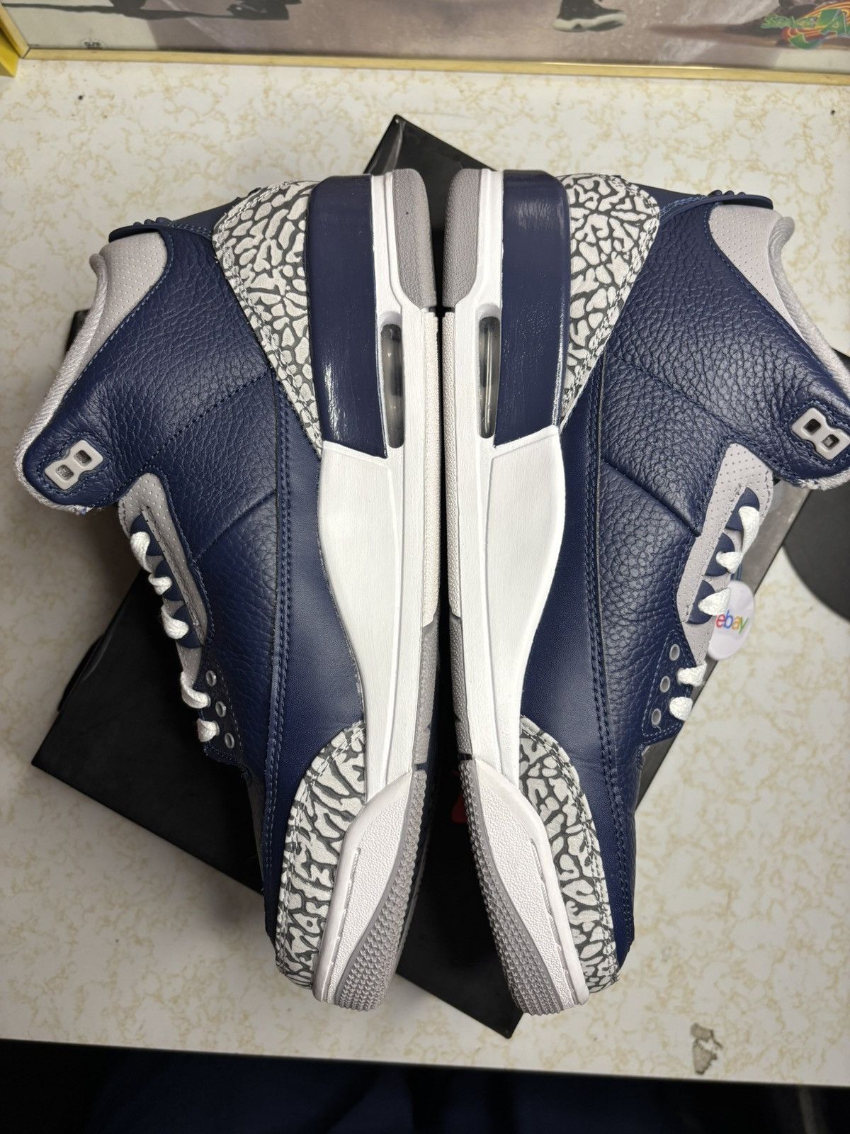 Jordan Brand Air Jordan 3 Retro georgetown Size US 11.5 / EU 44-45 - 3 Thumbnail