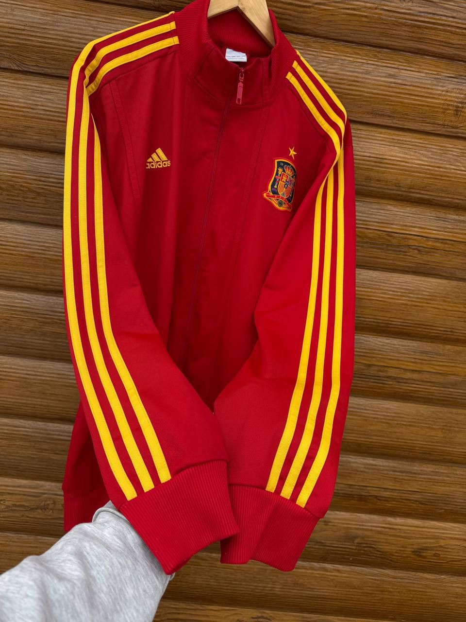 Adidas SPAIN 2011 FOOTBALL SOCCER TRACK TOP ZIP JACKET ADIDAS Size US XL / EU 56 / 4 - 4 Thumbnail