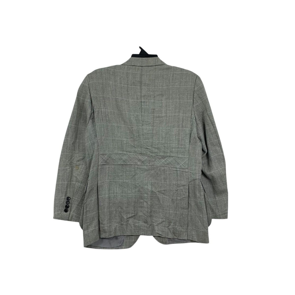 Lanvin Vintage LANVIN COLLECTION HERRINGBONE Pattern 3 Button Size 46R - 8 Thumbnail