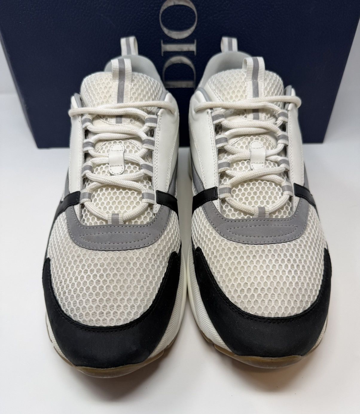 Dior Dior B22 Sneaker White/Black Size US 15 / EU 48 - 2 Thumbnail