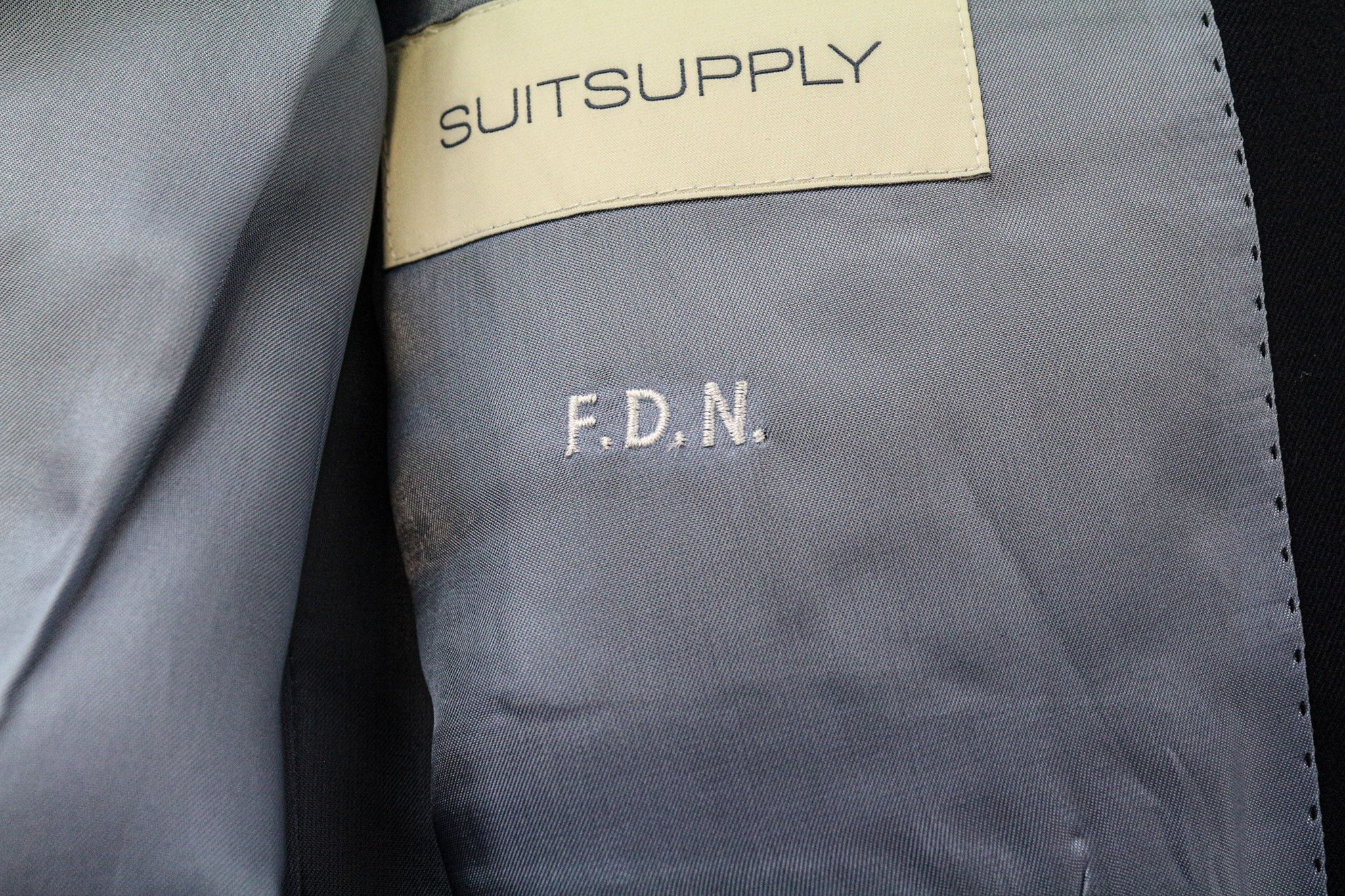 Suitsupply LA SPALLA UK44S Navy Wool Slim Lined Blazer 75242 Size 44S - 9 Thumbnail
