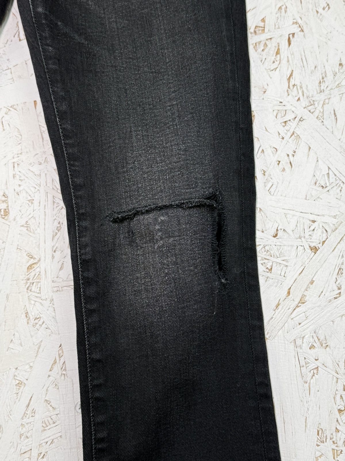 Saint Laurent Paris Saint Laurent Paris SS18 D05 W/SK-MW Black Skinny Jeans 28 Size 28" / US 6 / IT 42 - 4 Thumbnail