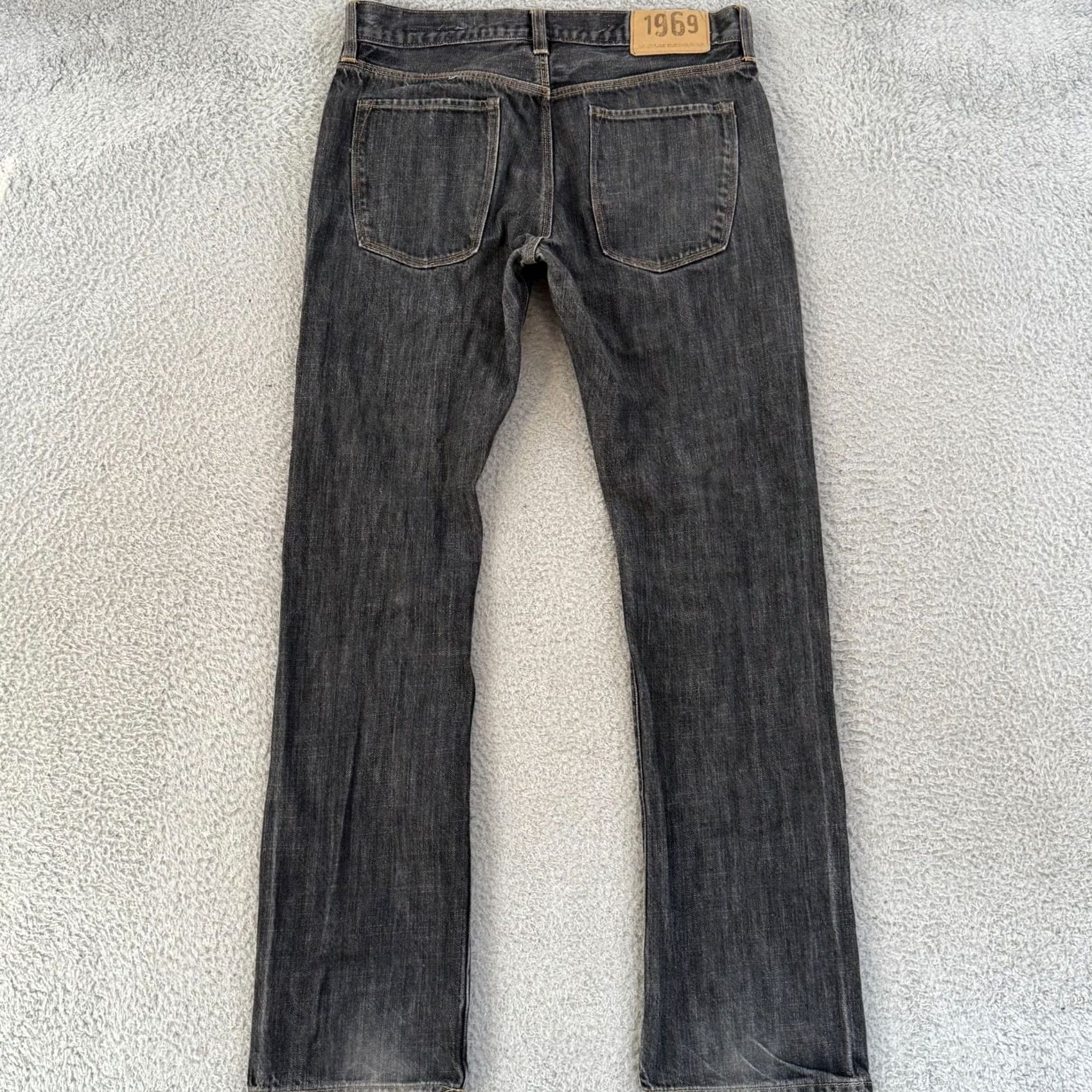 Gap Gap 1969 Jeans Mens 30x32 Black Straight Size US 30 / EU 46 - 2 Thumbnail