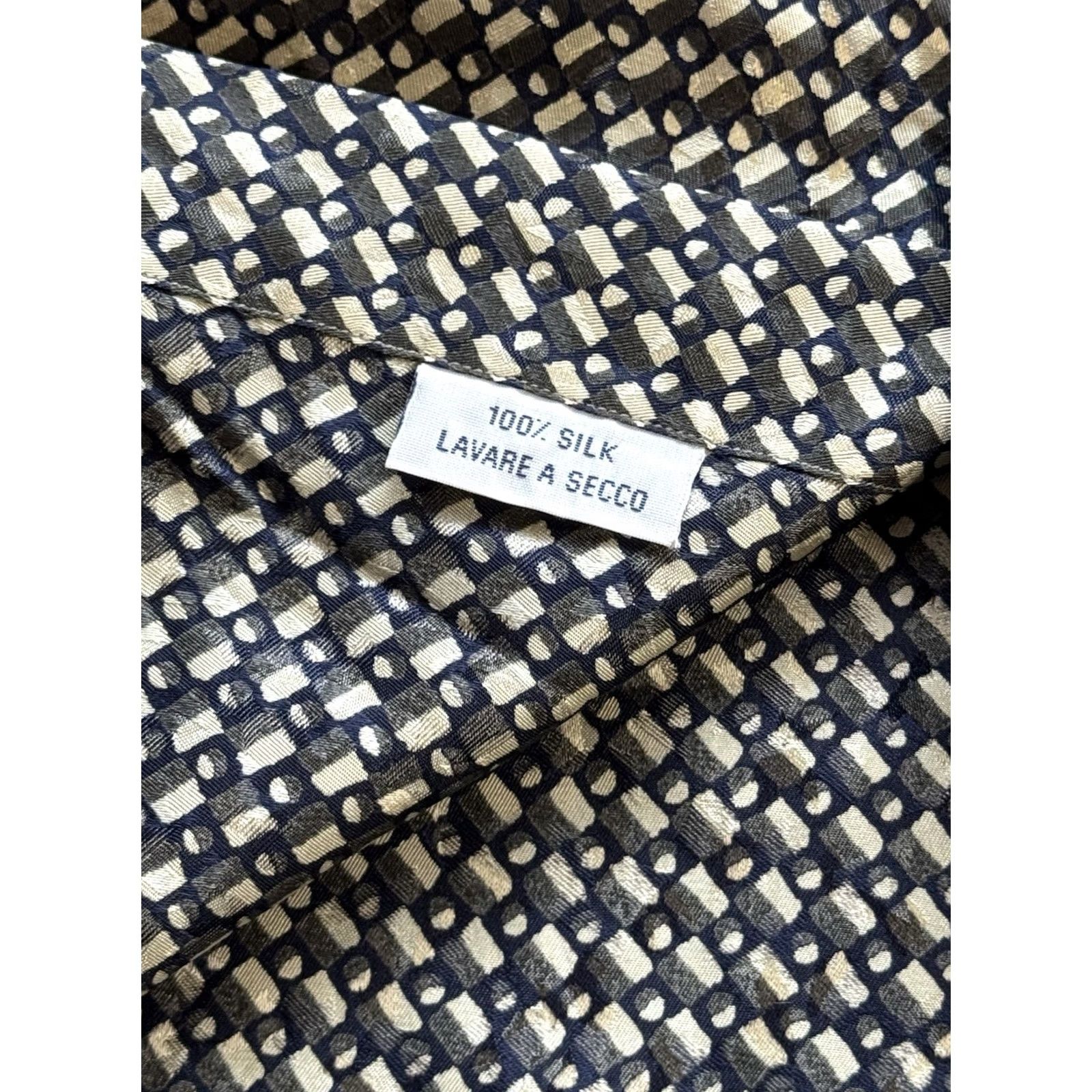 Brioni VINTAGE Brioni For Neiman Marcus Silk Dress Shirt Medium Made In Italy 100% Size 40R - 6 Thumbnail