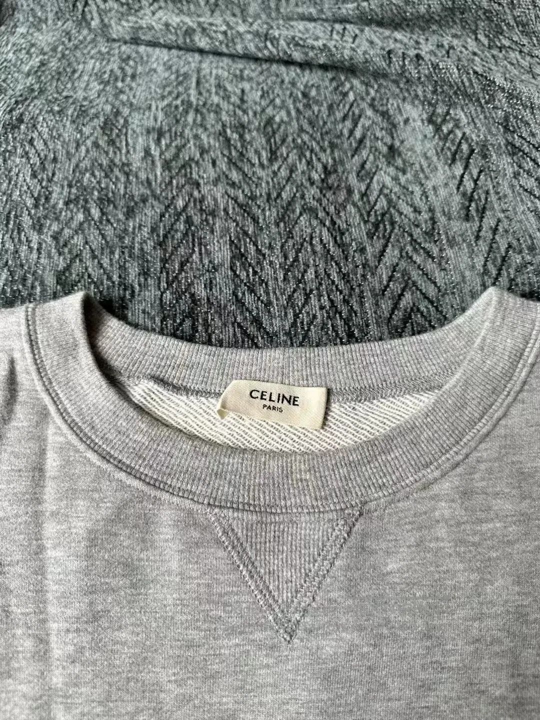 Celine Celine Gray 16 Sweatshirt. Size S / US 4 / IT 40 - 3 Thumbnail